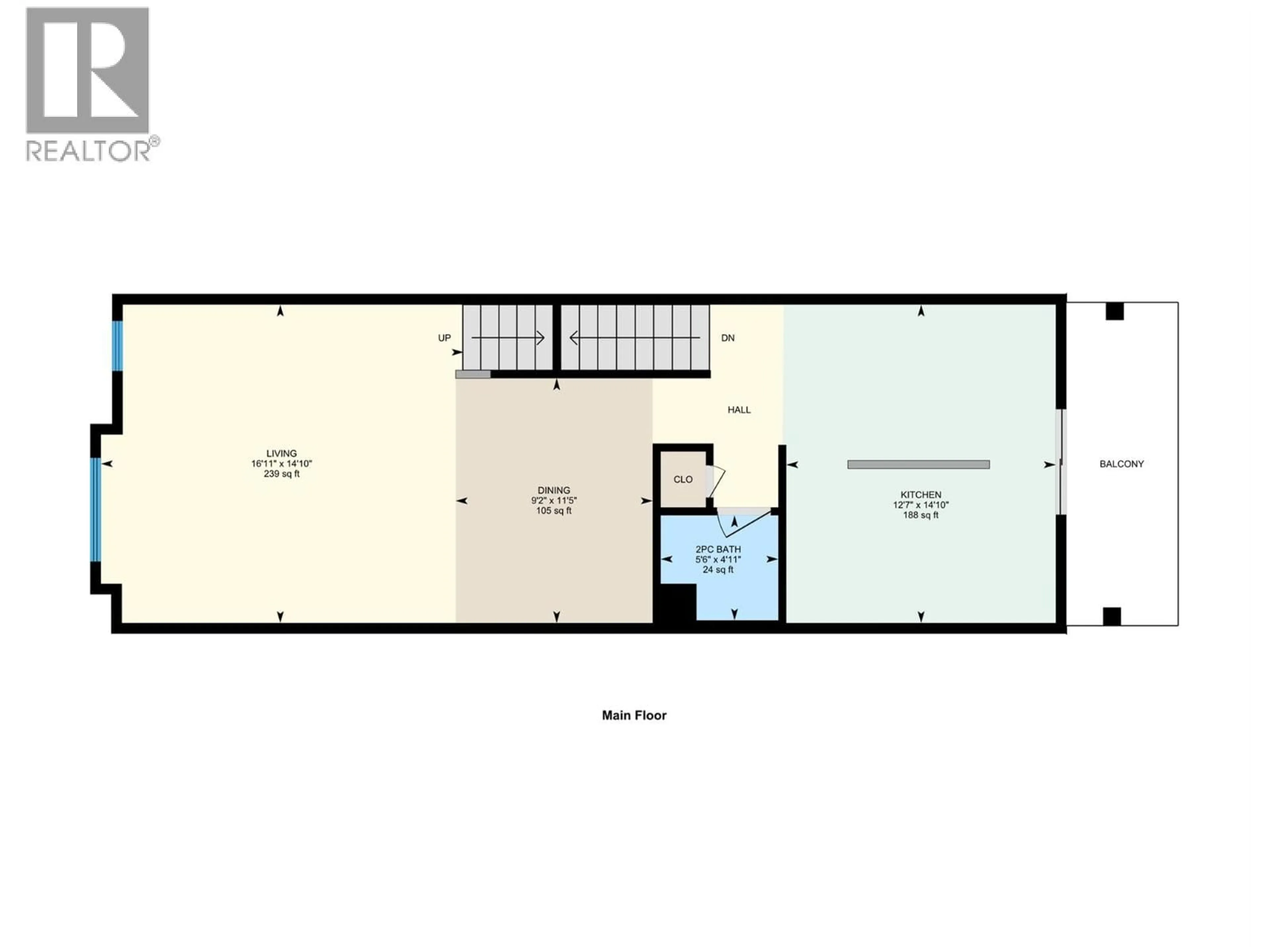 Floor plan for 1503 - 4900 HERITAGE DRIVE, Vernon British Columbia V1T9X1
