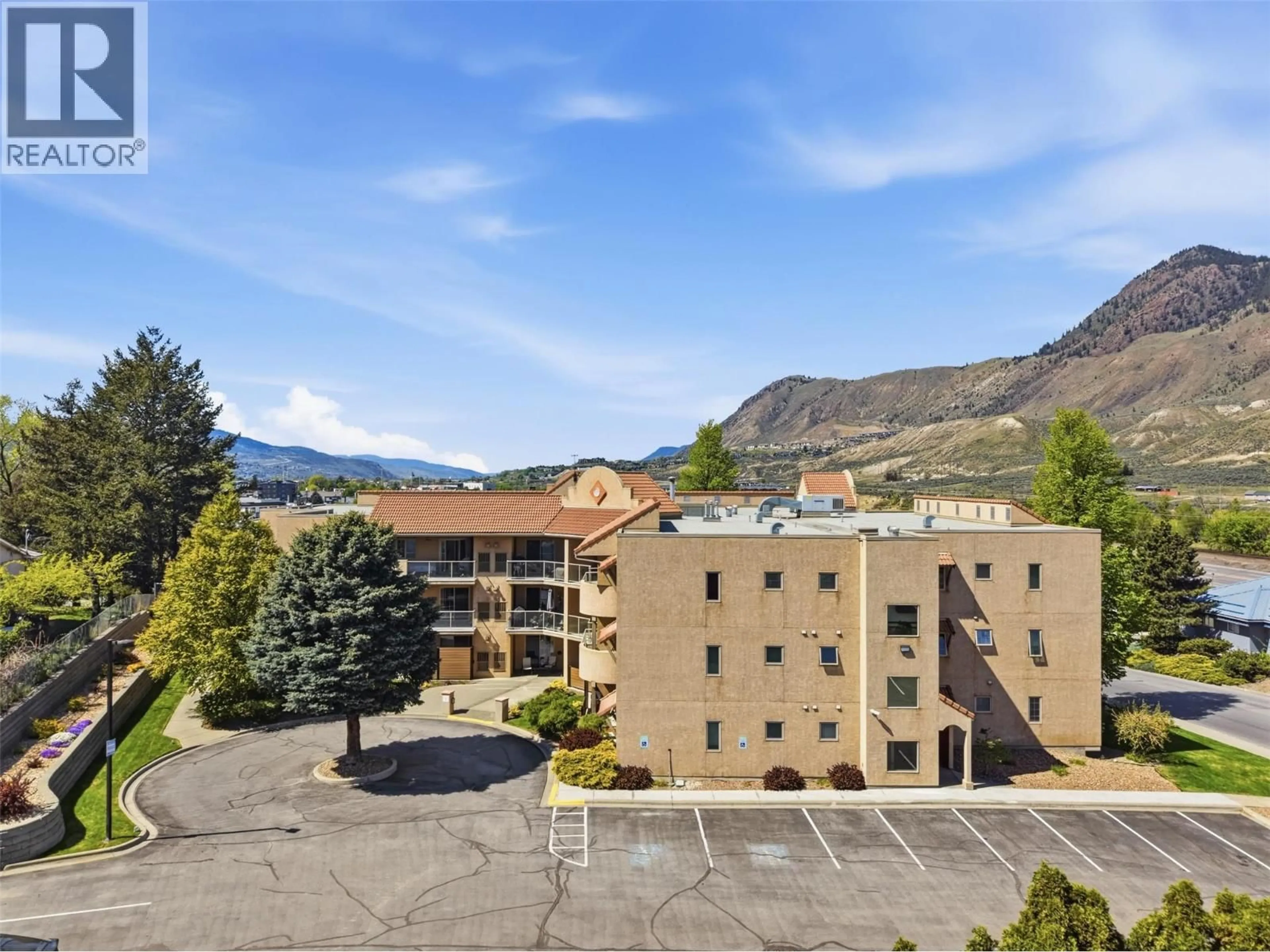 A pic from outside/outdoor area/front of a property/back of a property/a pic from drone, mountain view for 103 - 2169 FLAMINGO ROAD, Kamloops British Columbia V2C4J8