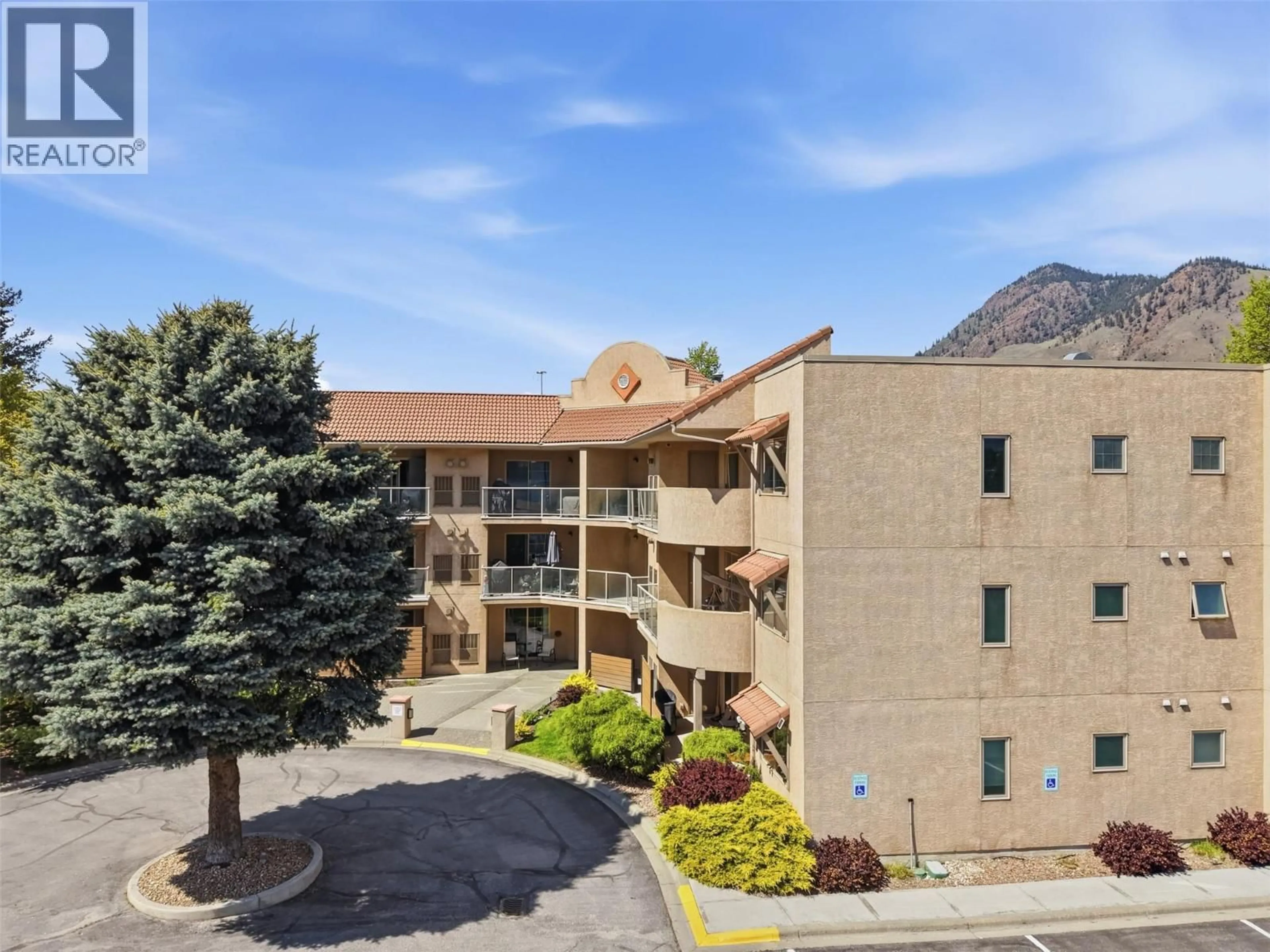 A pic from outside/outdoor area/front of a property/back of a property/a pic from drone, mountain view for 103 - 2169 FLAMINGO ROAD, Kamloops British Columbia V2C4J8