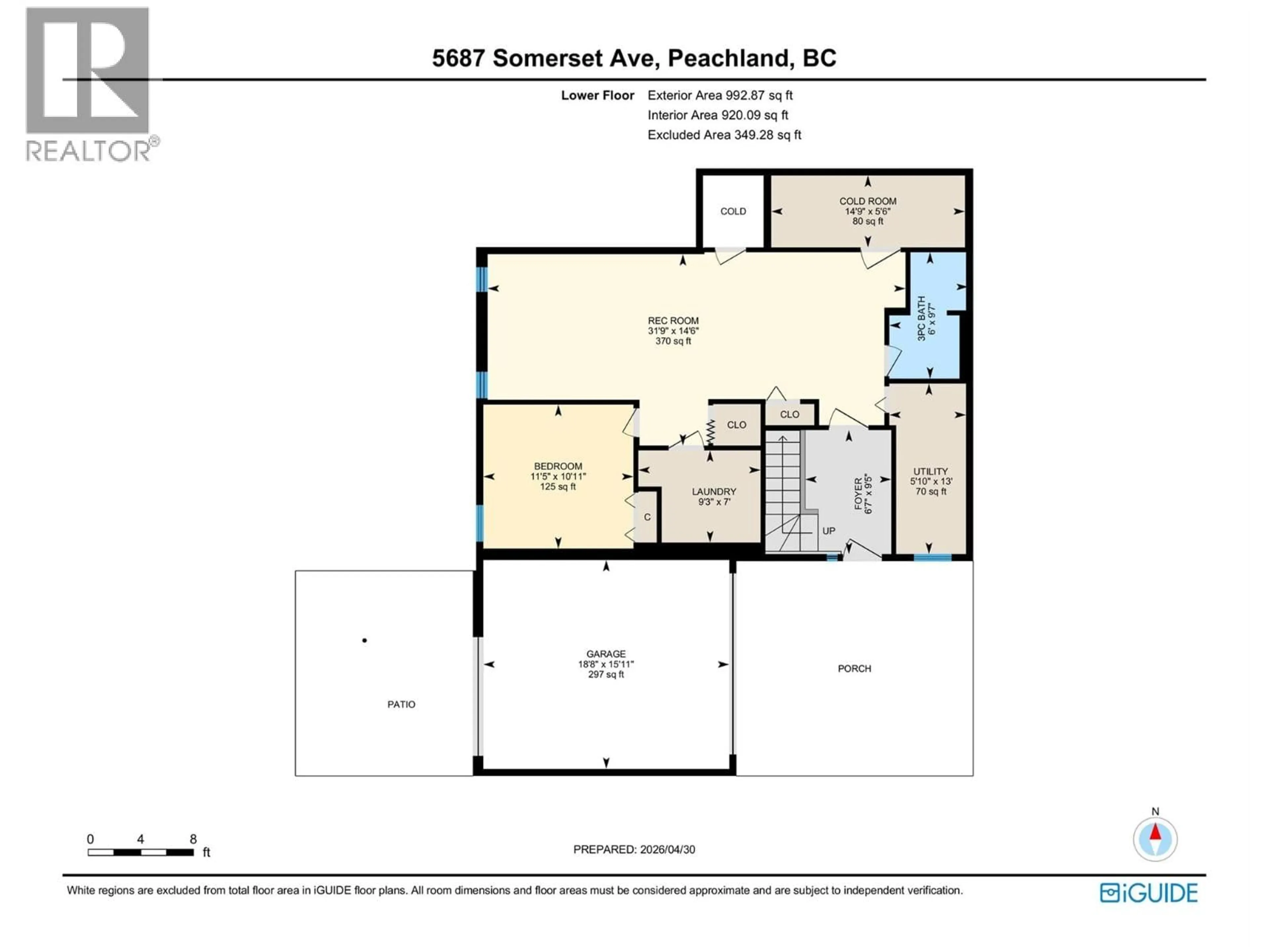 Floor plan for 5687 SOMERSET AVENUE, Peachland British Columbia V0H1X4