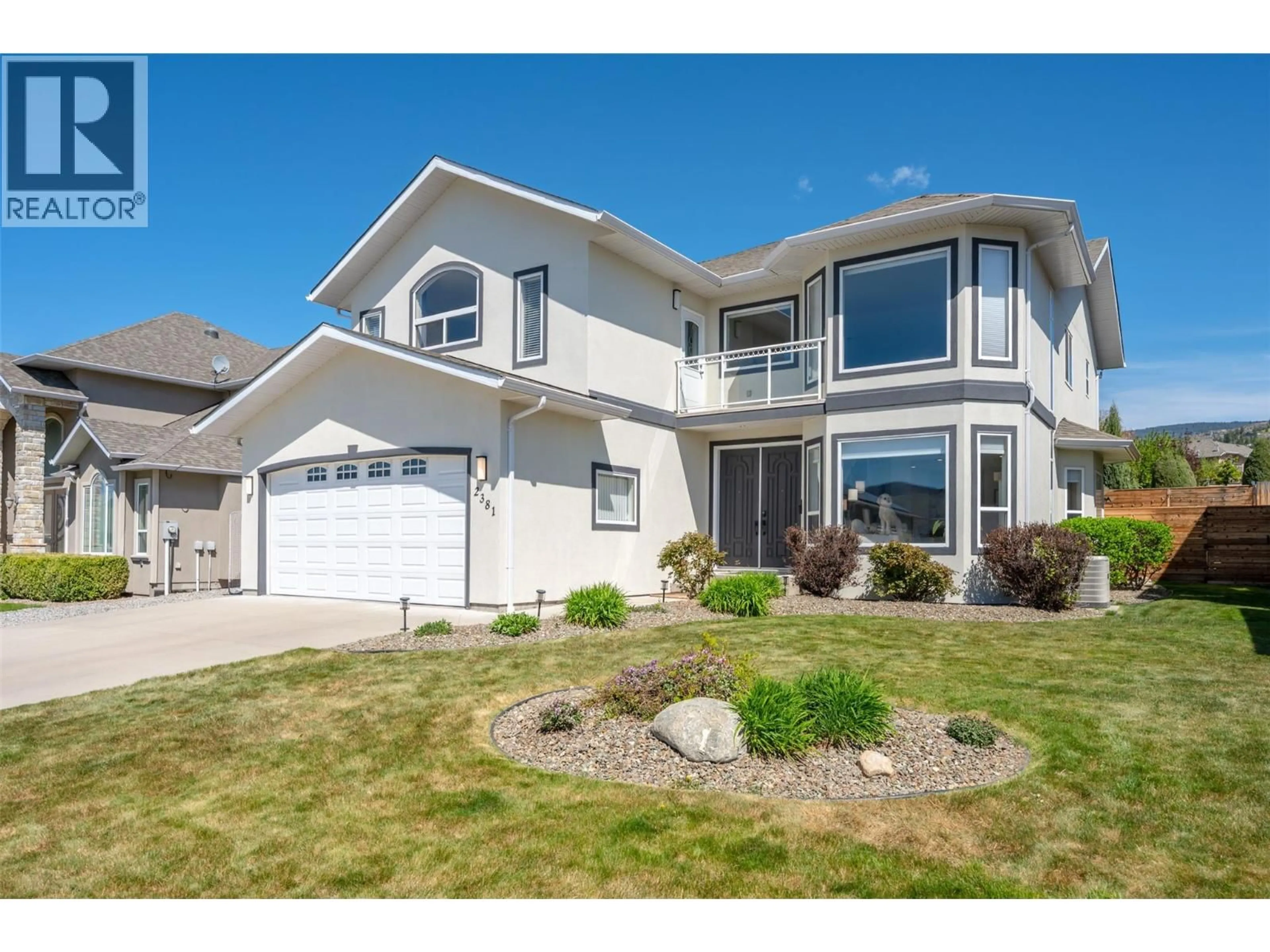 Home with vinyl exterior material, street for 2381 WILTSE DRIVE, Penticton British Columbia V2A7X7