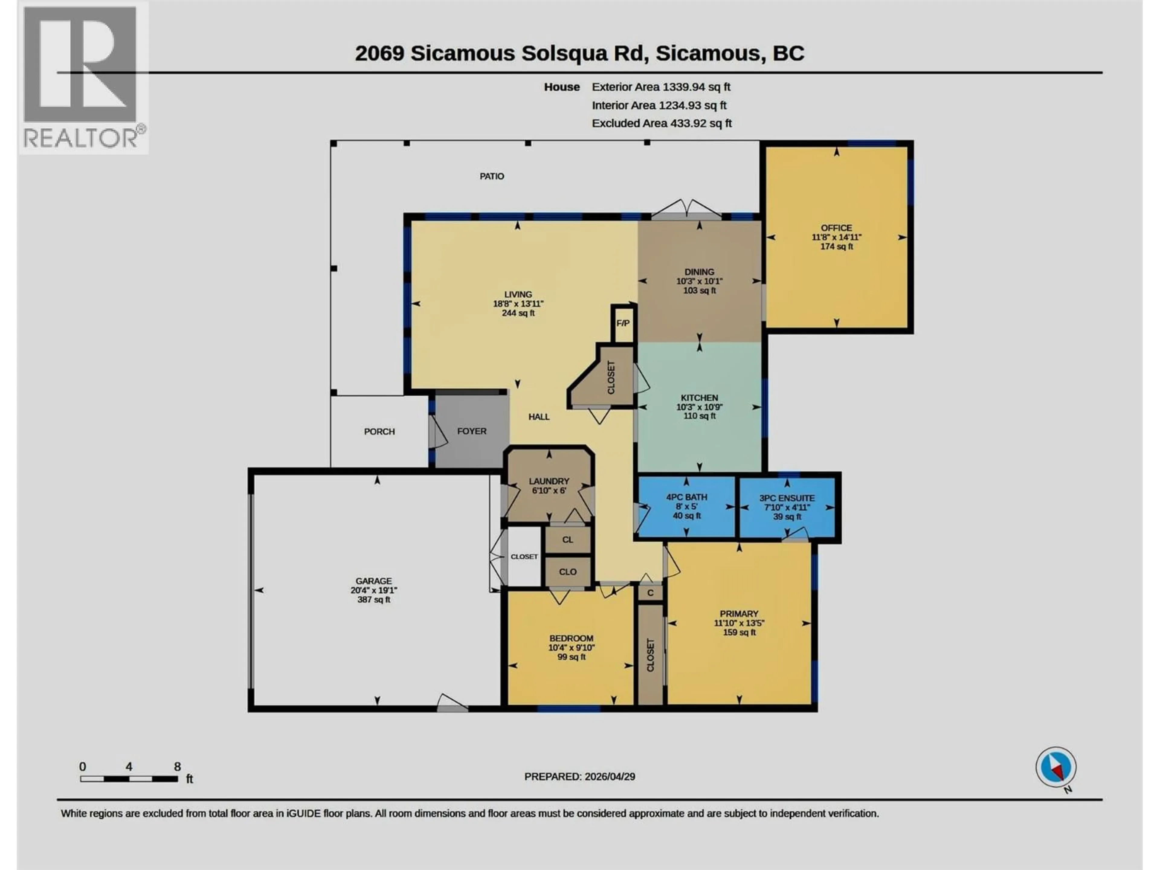 Floor plan for 2069 SOLSQUA ROAD, Sicamous British Columbia V0E2V5