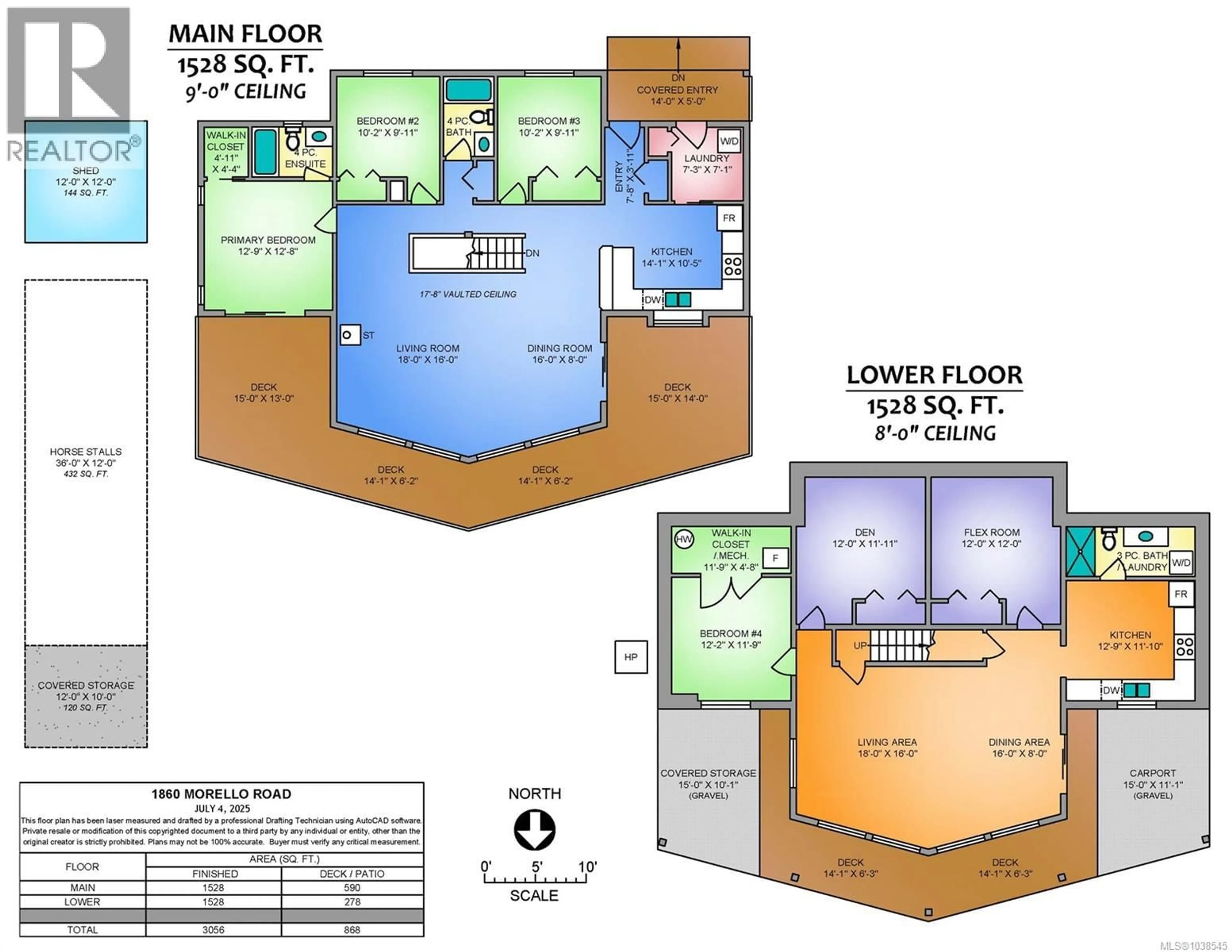 Floor plan for 1860 MORELLO ROAD, Nanoose Bay British Columbia V9P9B1