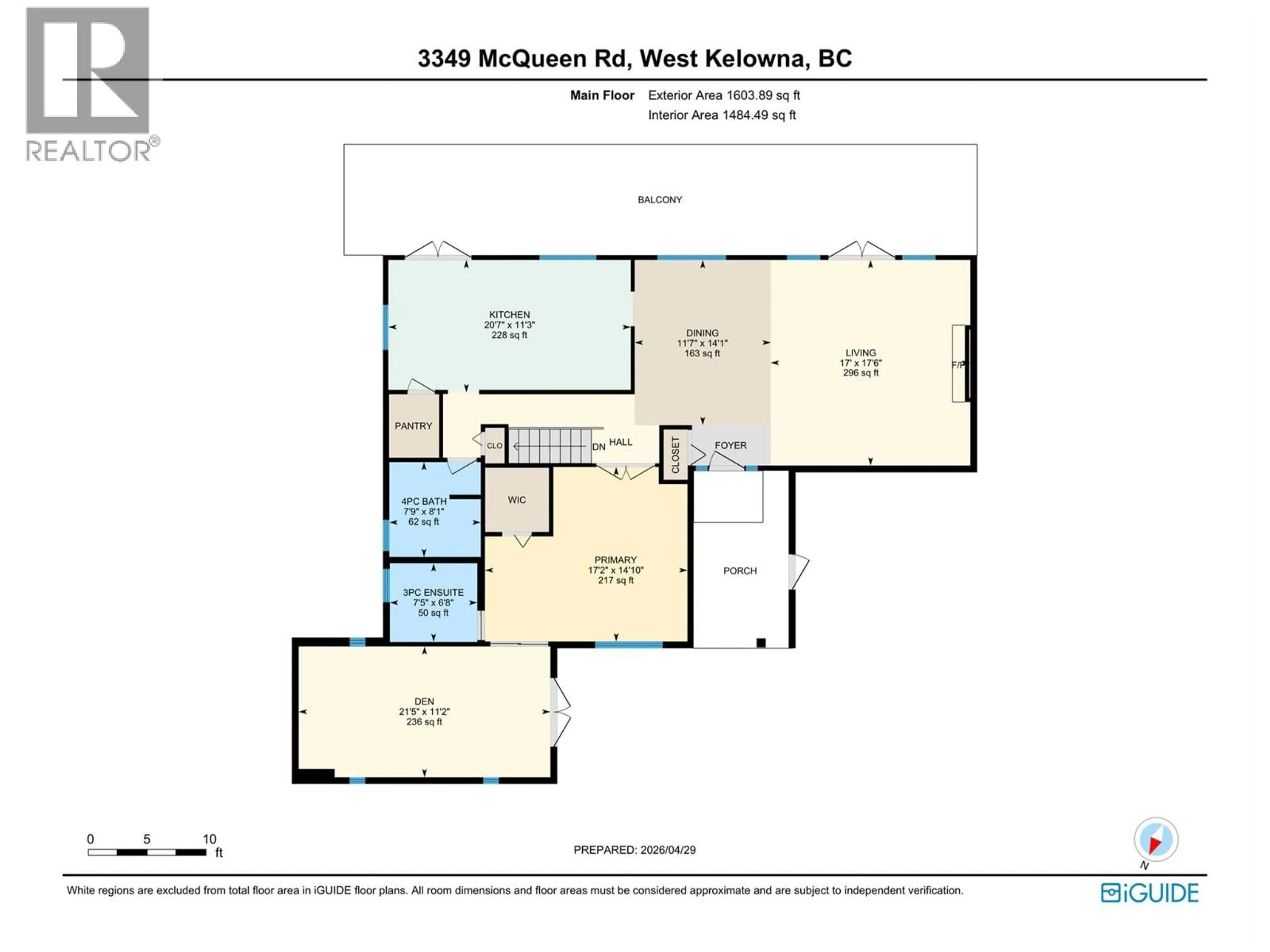 Floor plan for 3349 MCQUEEN ROAD, West Kelowna British Columbia V4T1B7