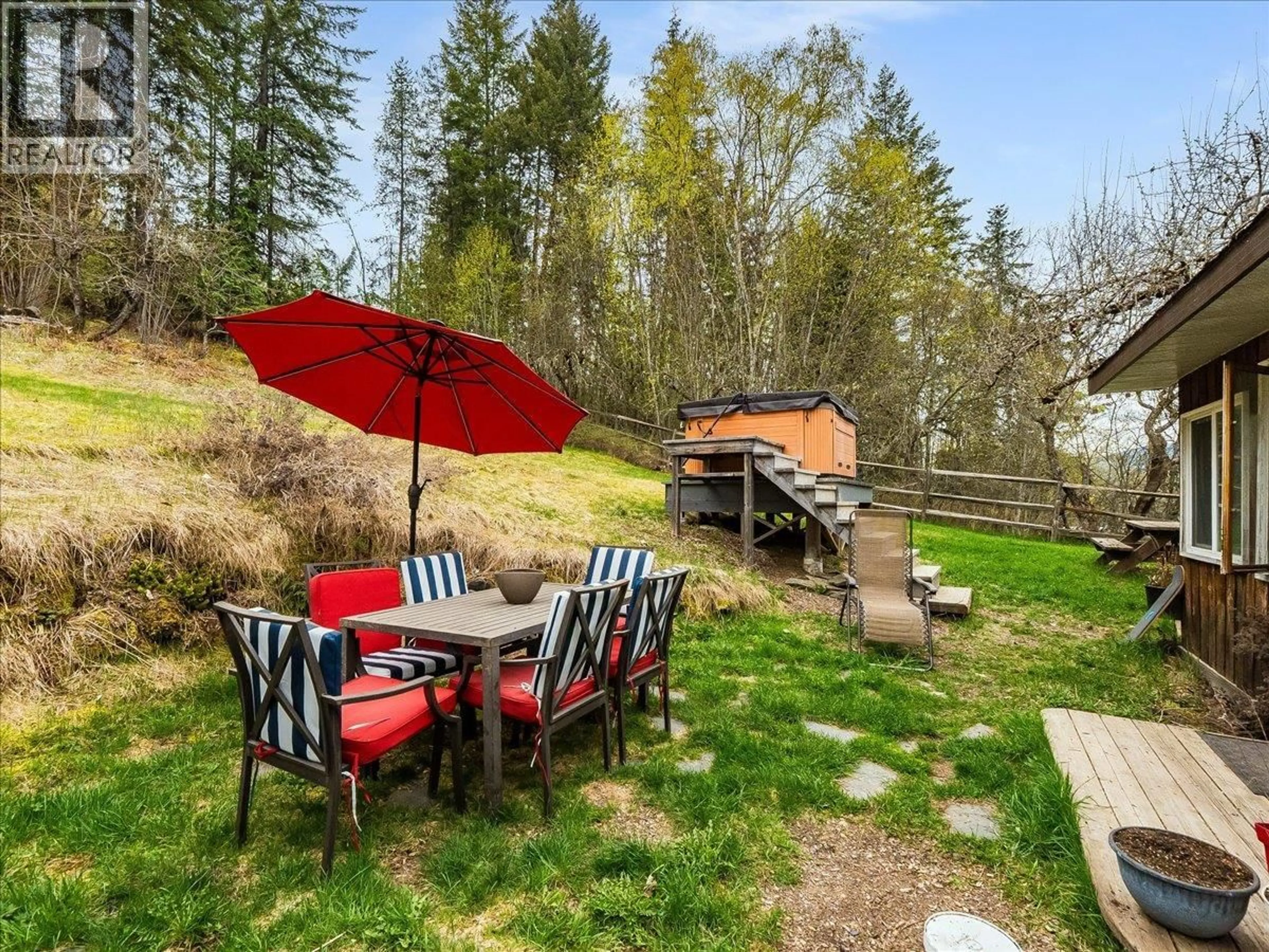 Patio, forest/trees view for 3320 KENVILLE MINE ROAD, Nelson British Columbia V1L6V6