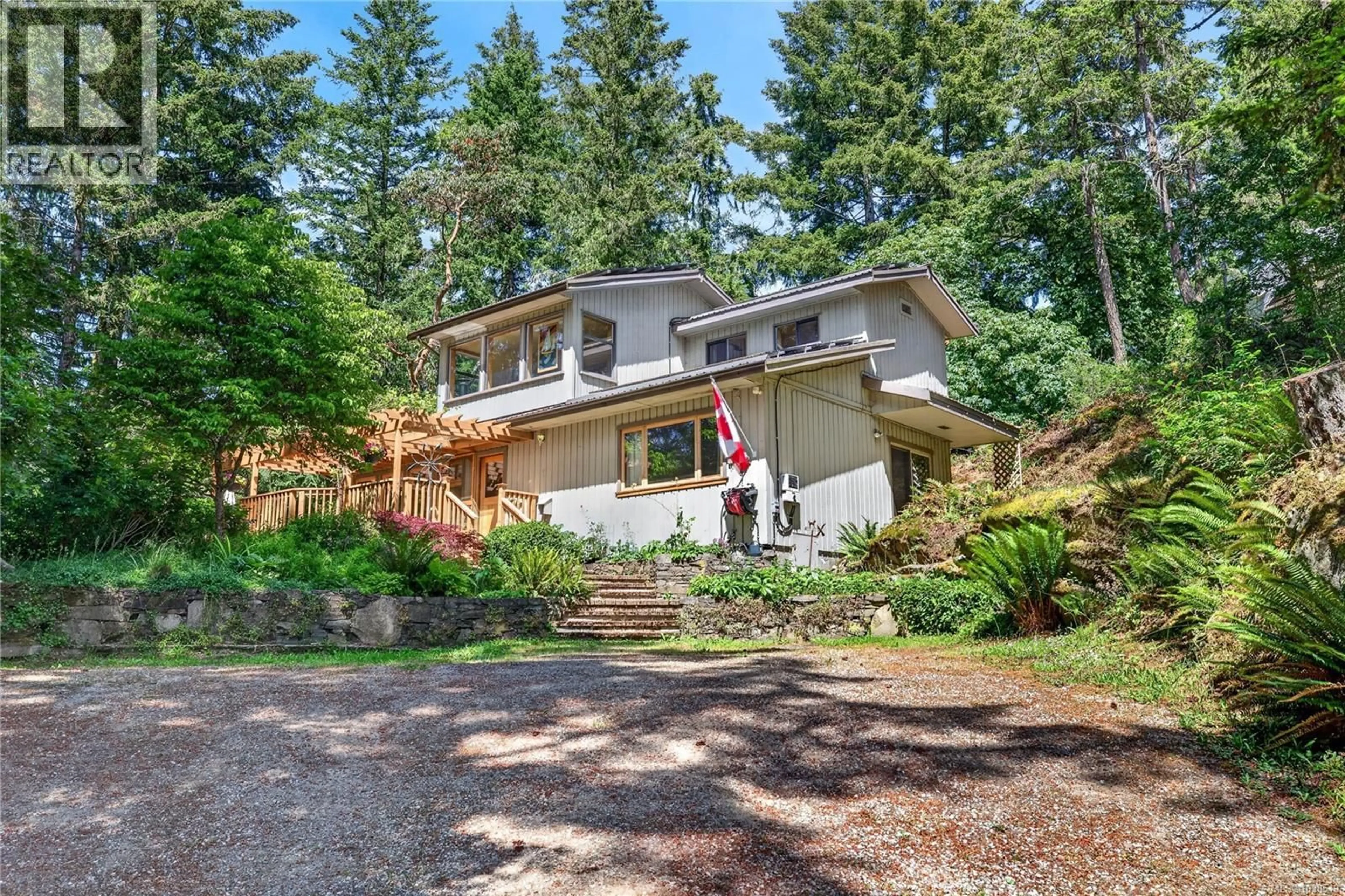 A pic from outside/outdoor area/front of a property/back of a property/a pic from drone, unknown for 654 VESUVIUS BAY ROAD, Salt Spring British Columbia V8K2T2