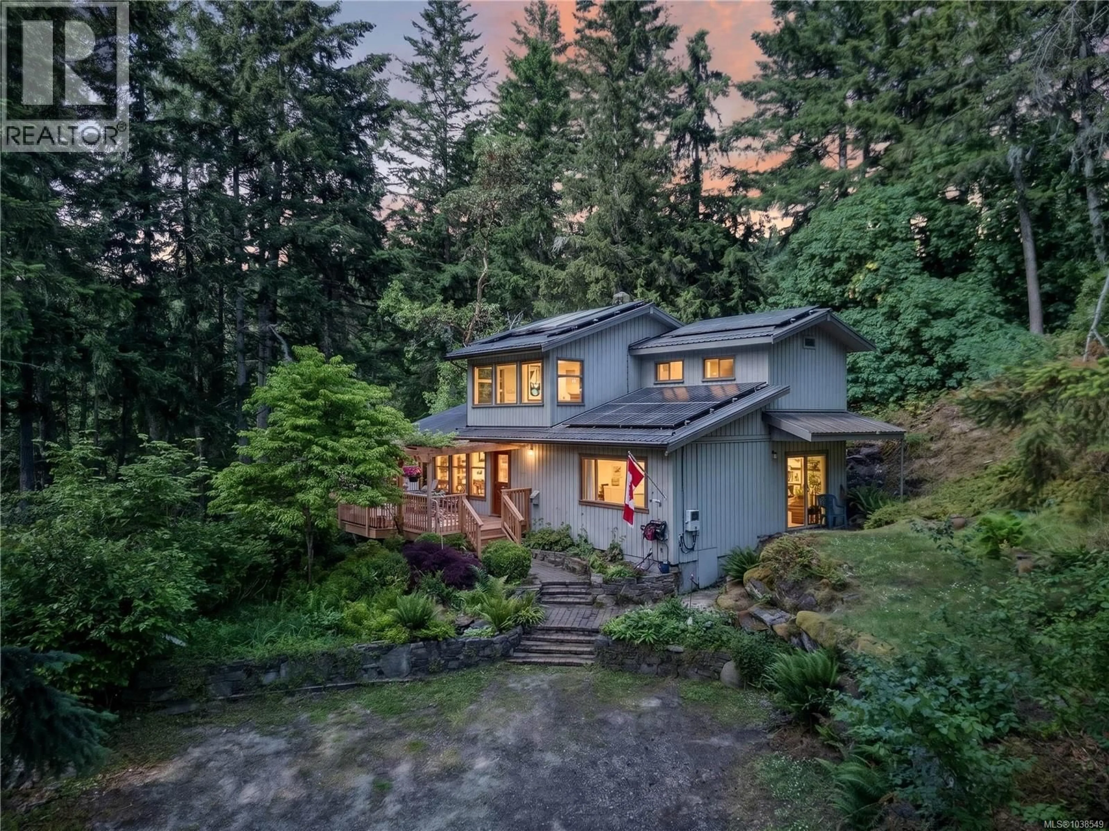A pic from outside/outdoor area/front of a property/back of a property/a pic from drone, unknown for 654 VESUVIUS BAY ROAD, Salt Spring British Columbia V8K2T2