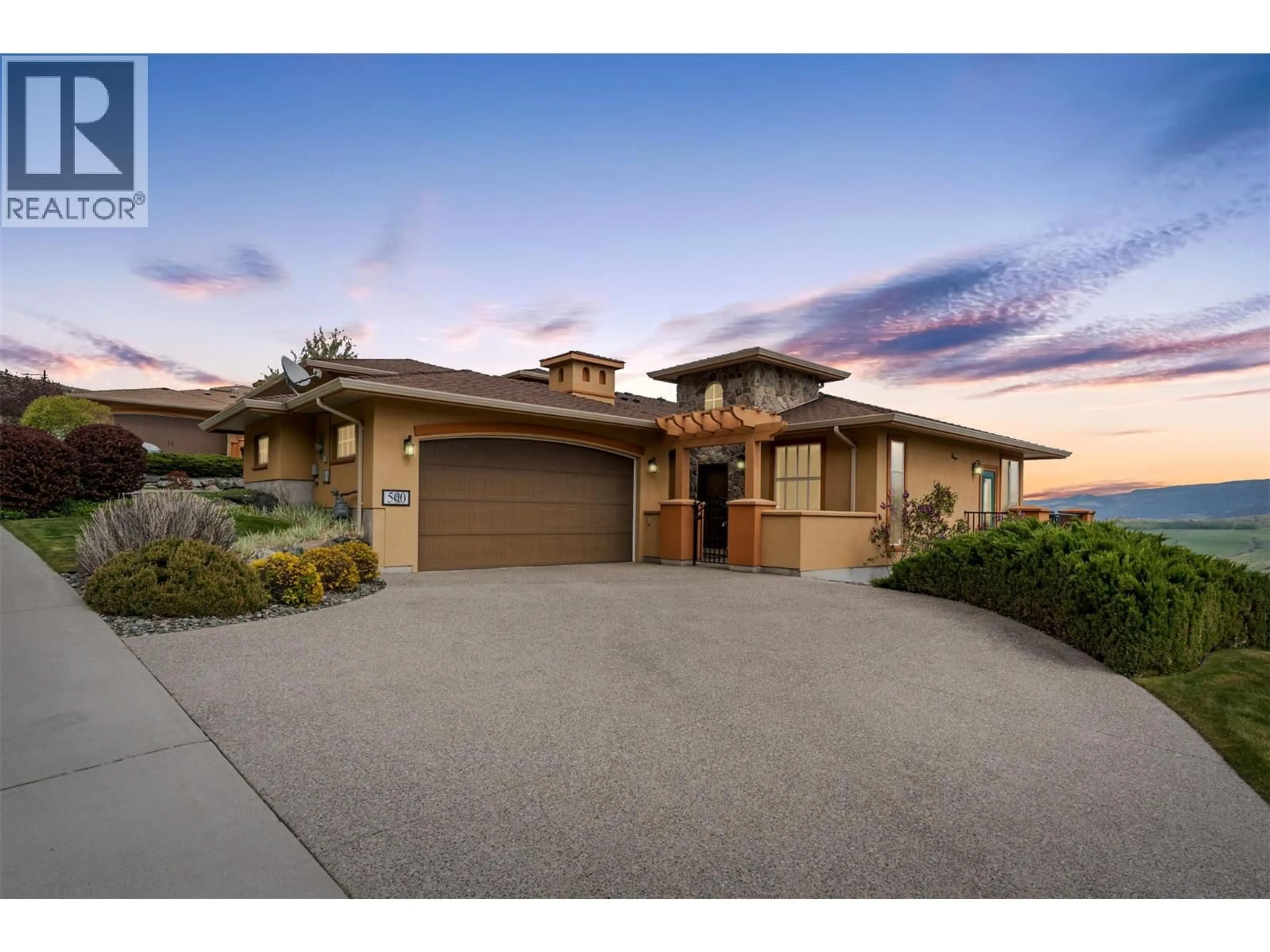 Home with brick exterior material, street for 500 BALSAM COURT, Vernon British Columbia V1H2J1
