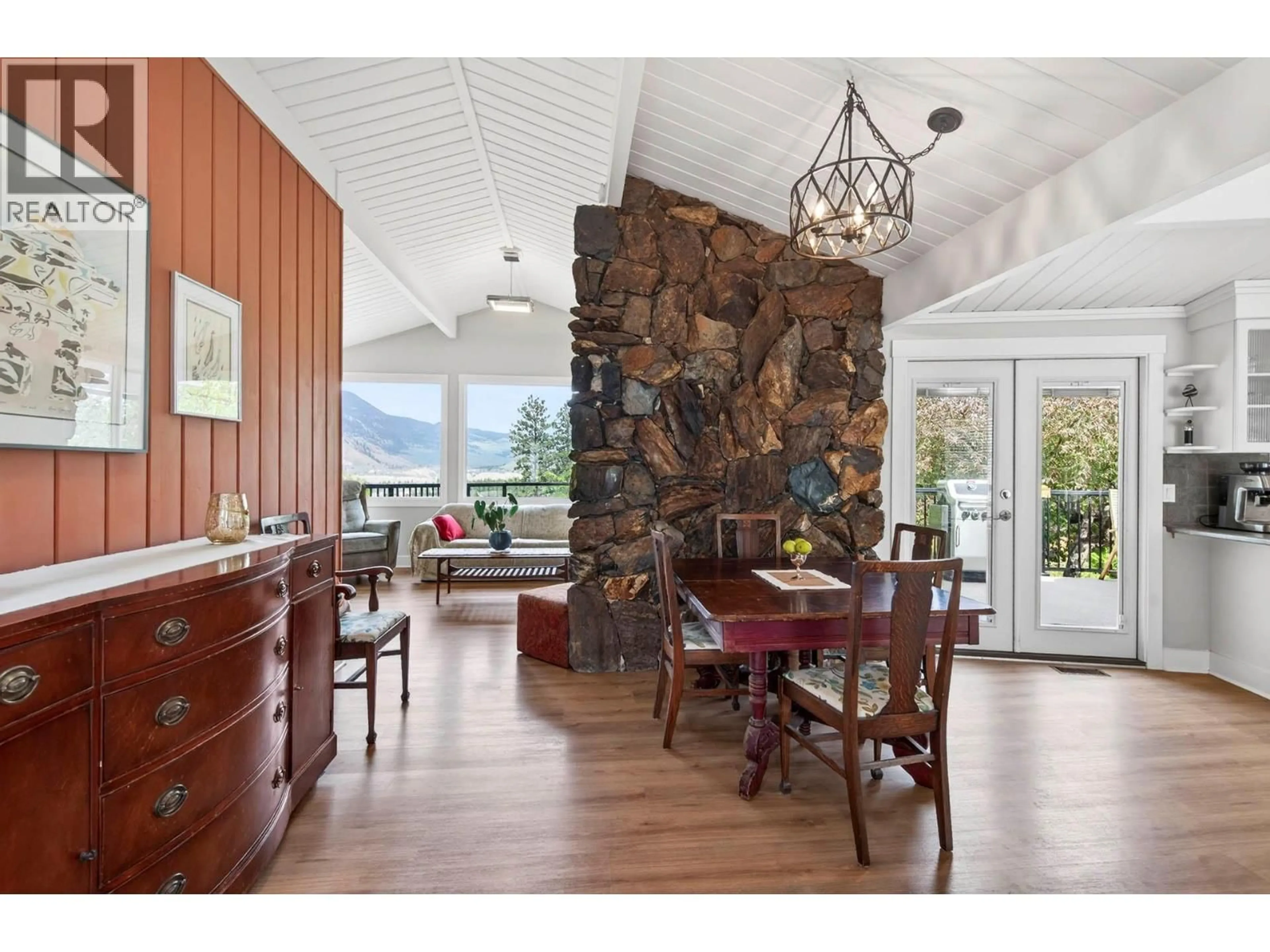 Dining room, wood/laminate floor for 1052 TODD ROAD, Kamloops British Columbia V2C5B2