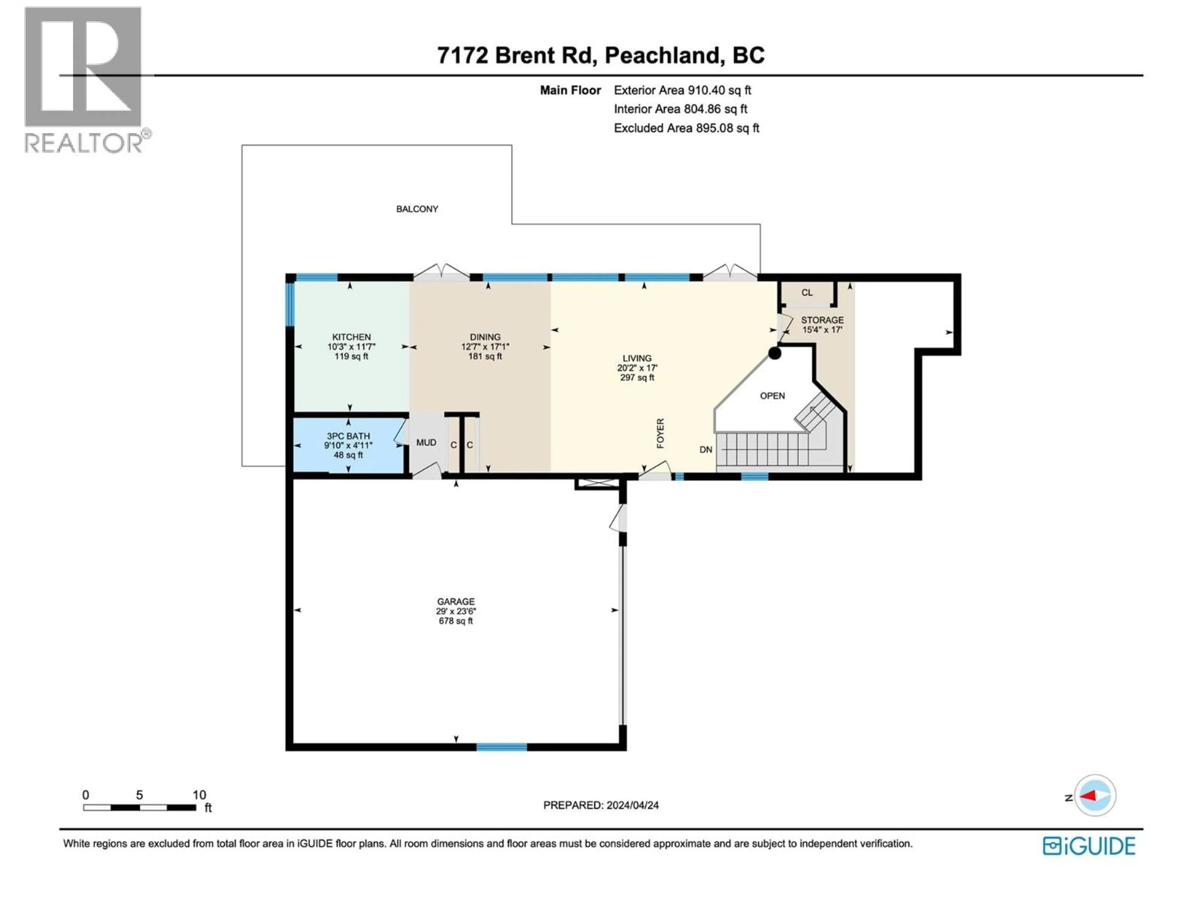 Floor plan for 7172 BRENT ROAD, Peachland British Columbia V0H1X9