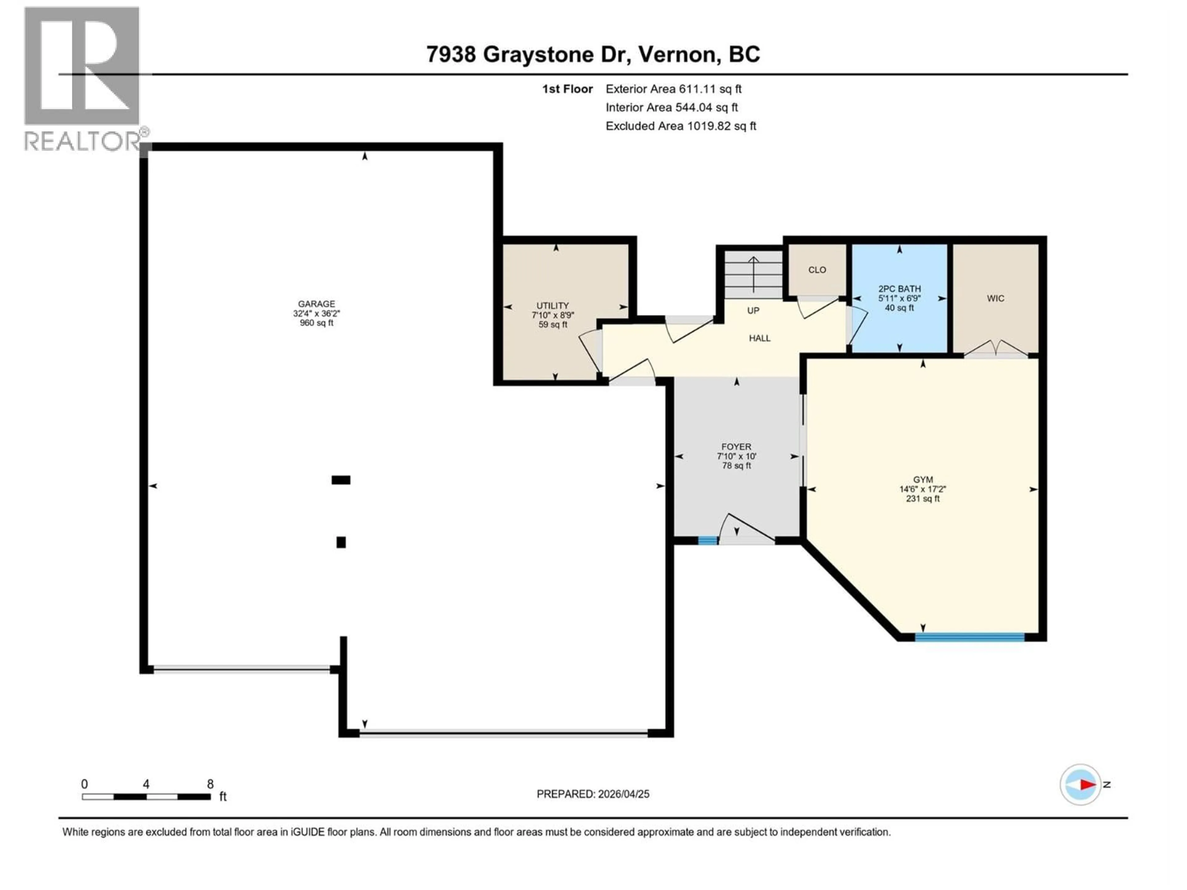 Floor plan for 7938 GRAYSTONE DRIVE, Coldstream British Columbia V1B4A9