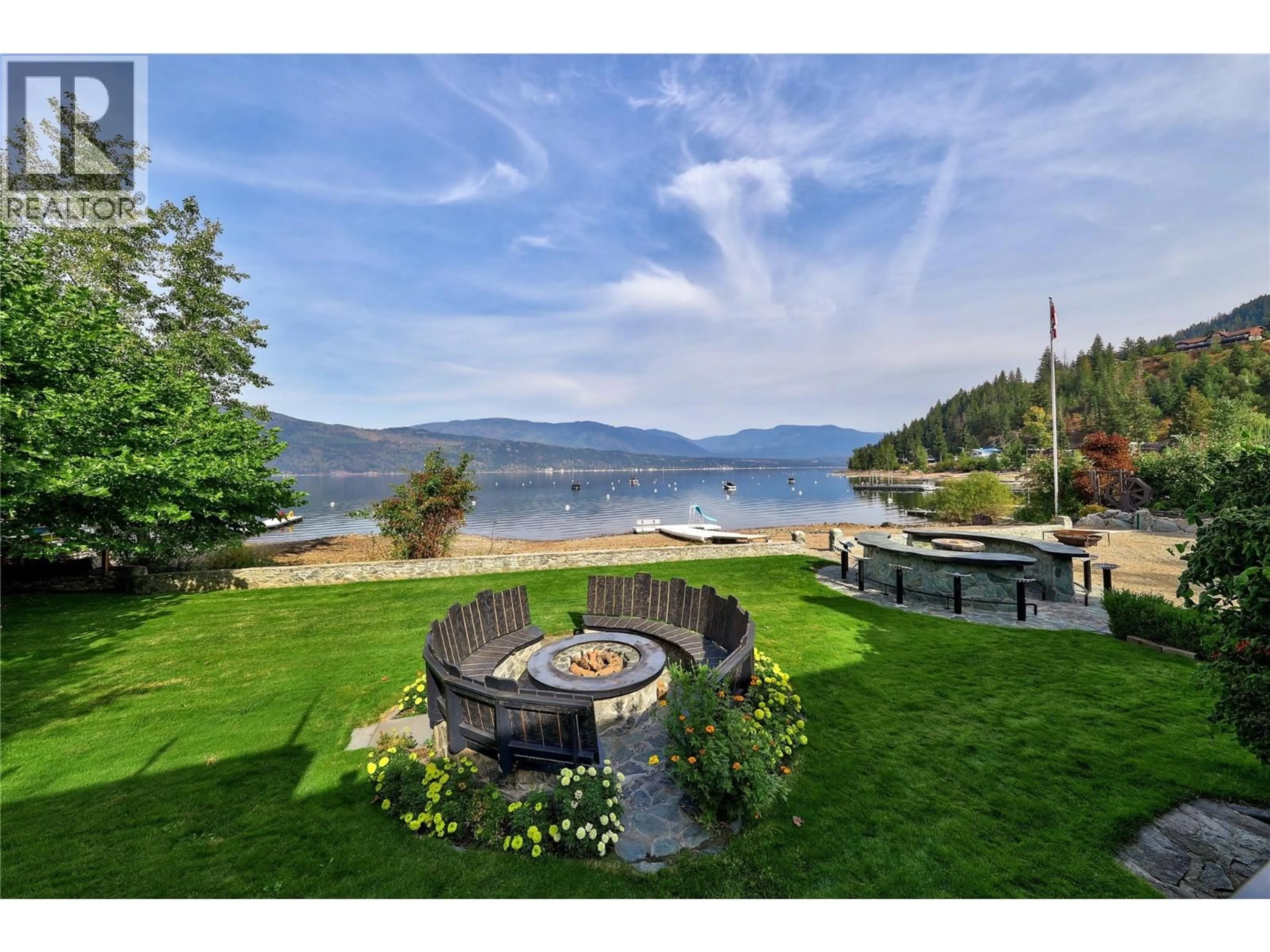 Patio, water/lake/river/ocean view for 2483 ROCKY POINT ROAD, Blind Bay British Columbia V0E1H1