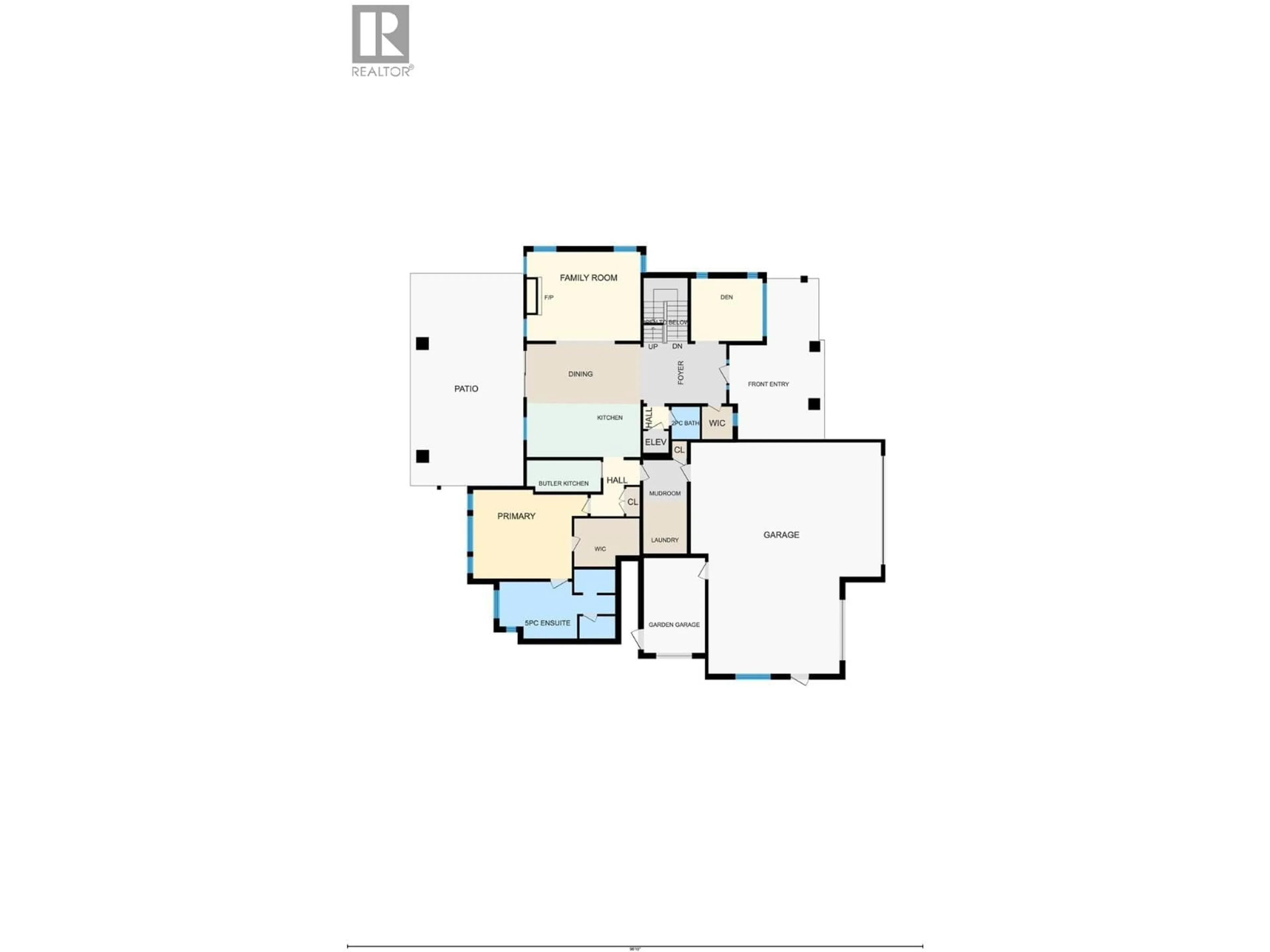 Floor plan for 5723 JASPER WAY, Kelowna British Columbia V1W5L7