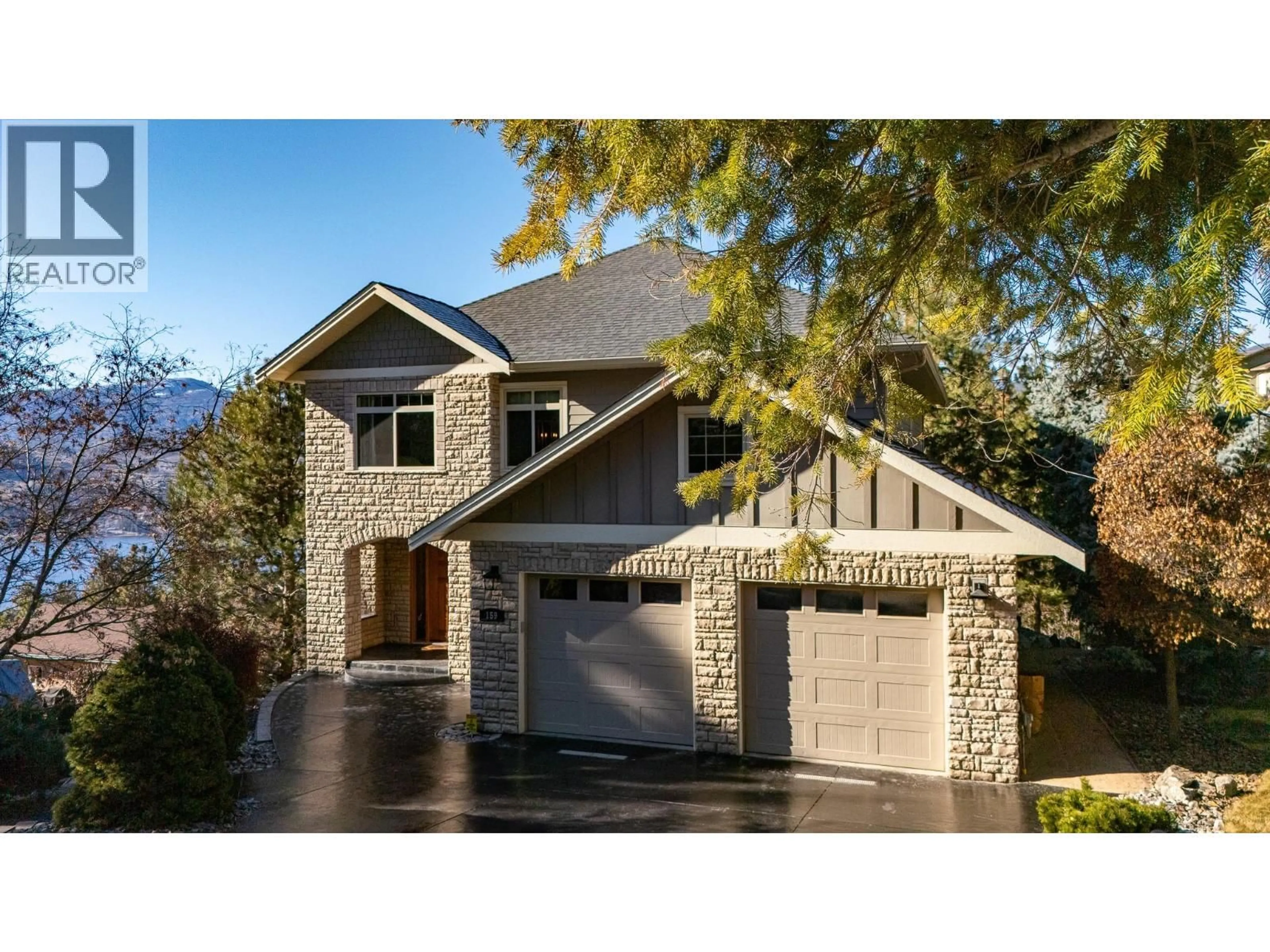 Home with brick exterior material, mountain view for 159 CHRISTIE MOUNTAIN LANE, Okanagan Falls British Columbia V0H1R3