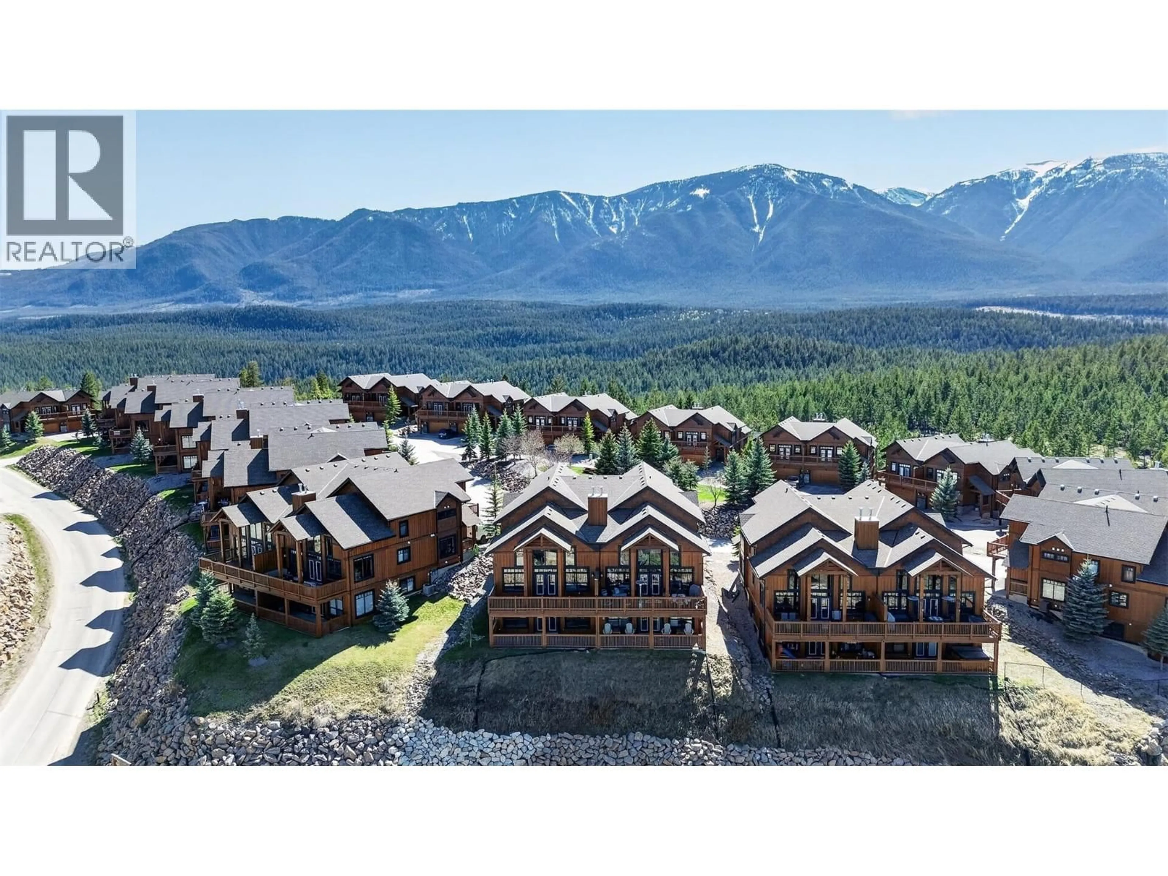 A pic from outside/outdoor area/front of a property/back of a property/a pic from drone, mountain view for 24 - 2598 MOUNTAINVIEW CRESCENT, Invermere British Columbia V0A1K6