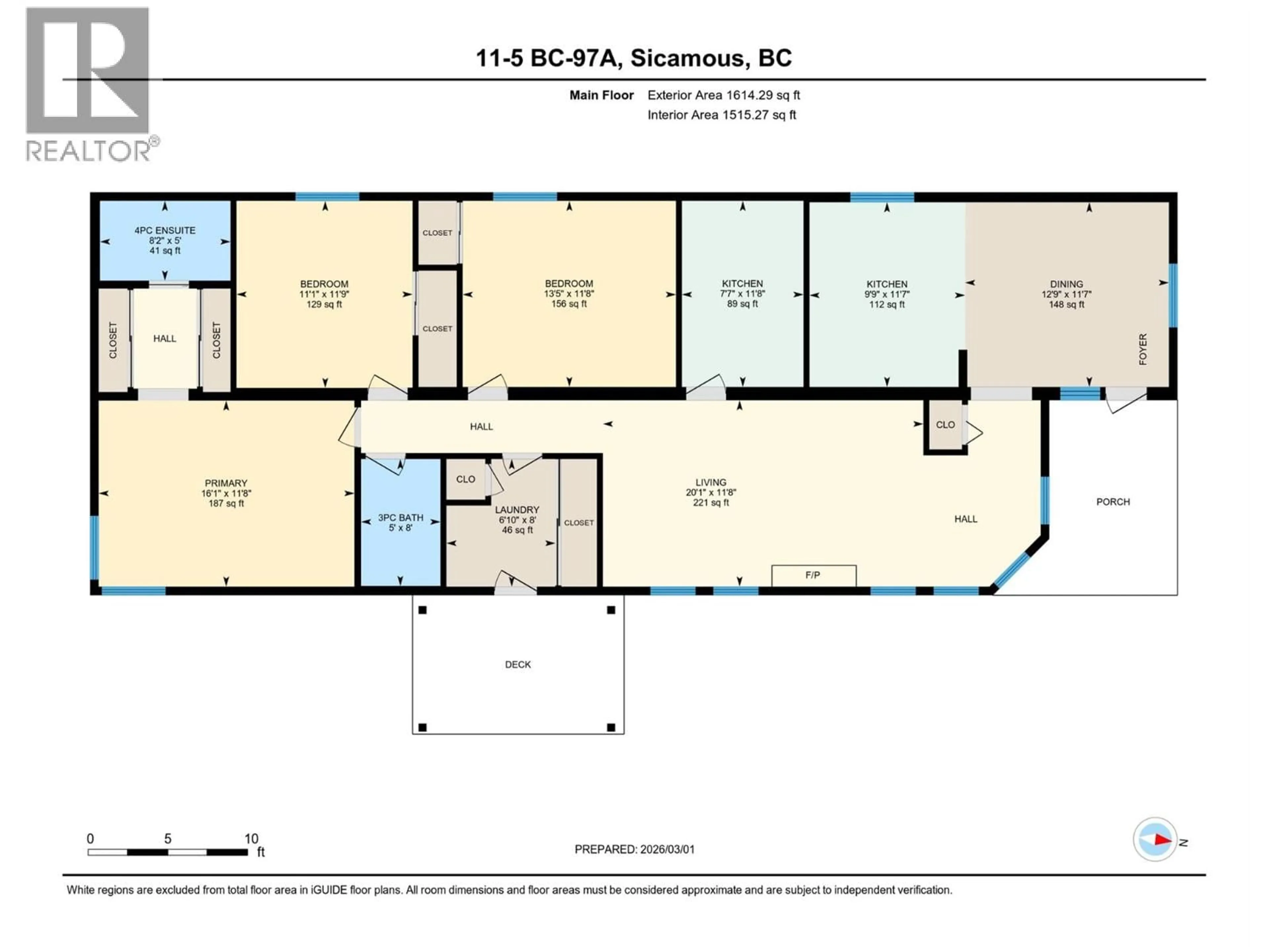 Floor plan for 11 - 5 BC97A HIGHWAY, Sicamous British Columbia V0E2V1