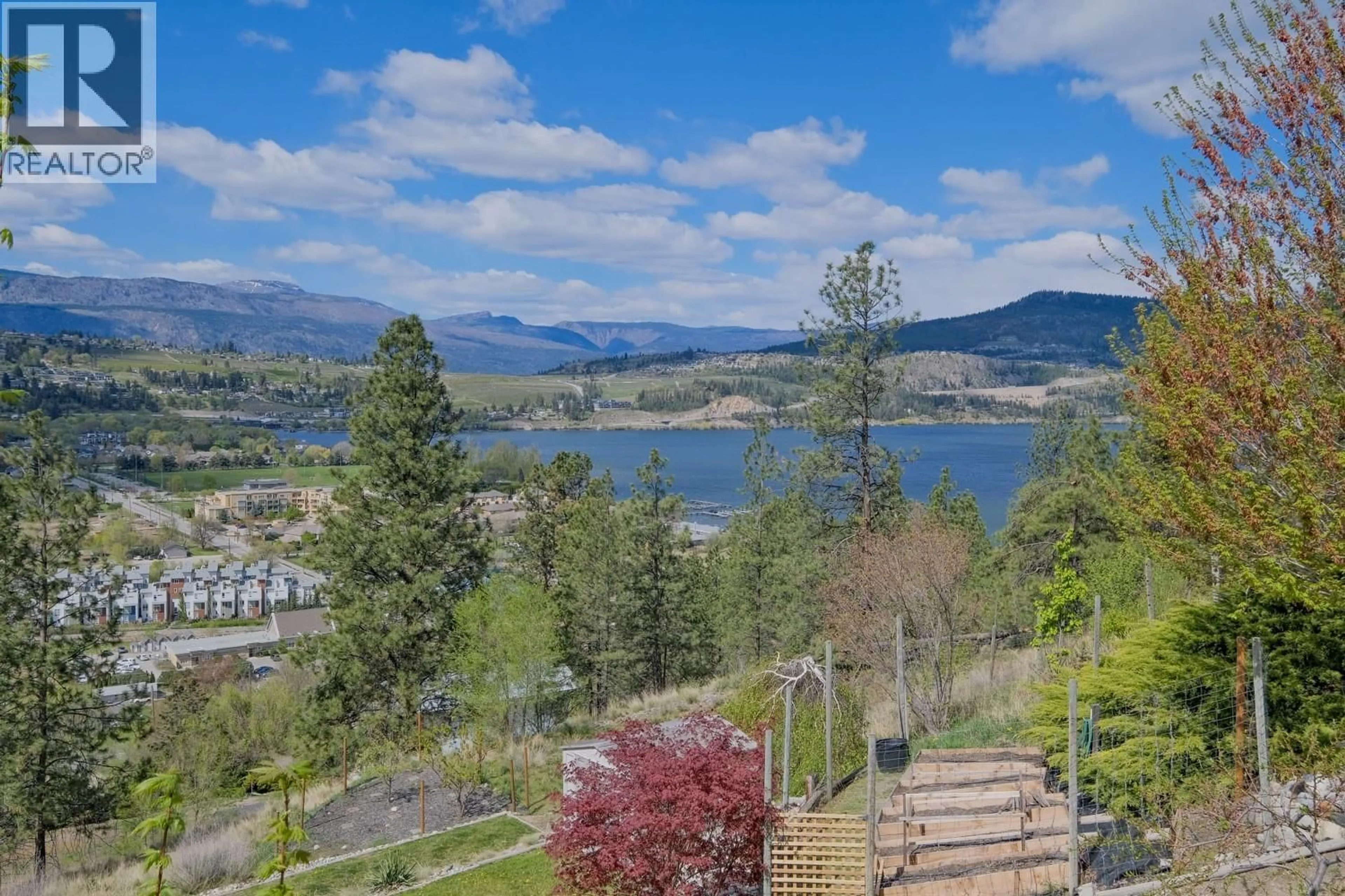 A pic from outside/outdoor area/front of a property/back of a property/a pic from drone, water/lake/river/ocean view for 11420 DARLENE ROAD, Lake Country British Columbia V4V1Y4