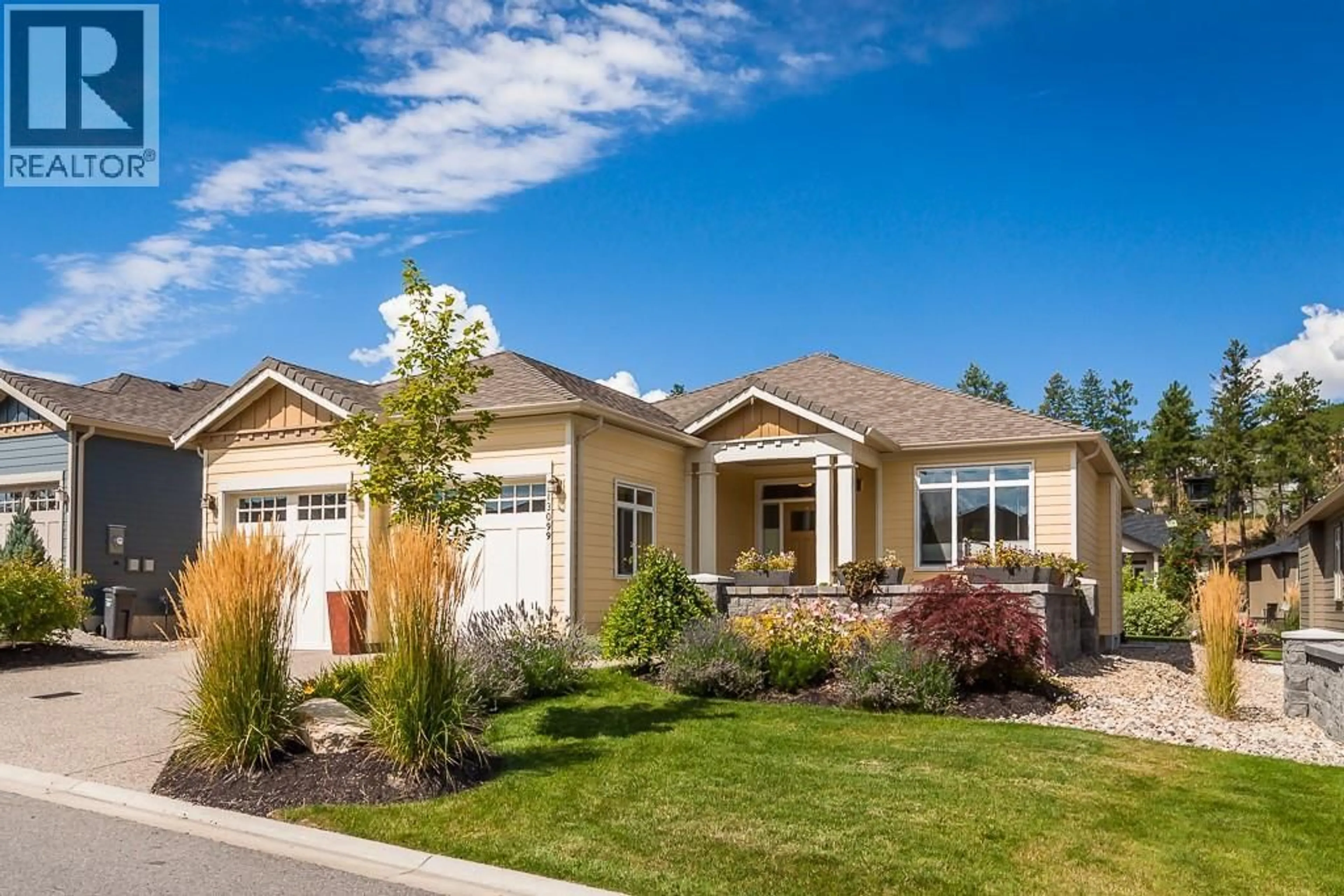 Home with vinyl exterior material, street for 13099 STACCATO DRIVE, Lake Country British Columbia V4V2S4