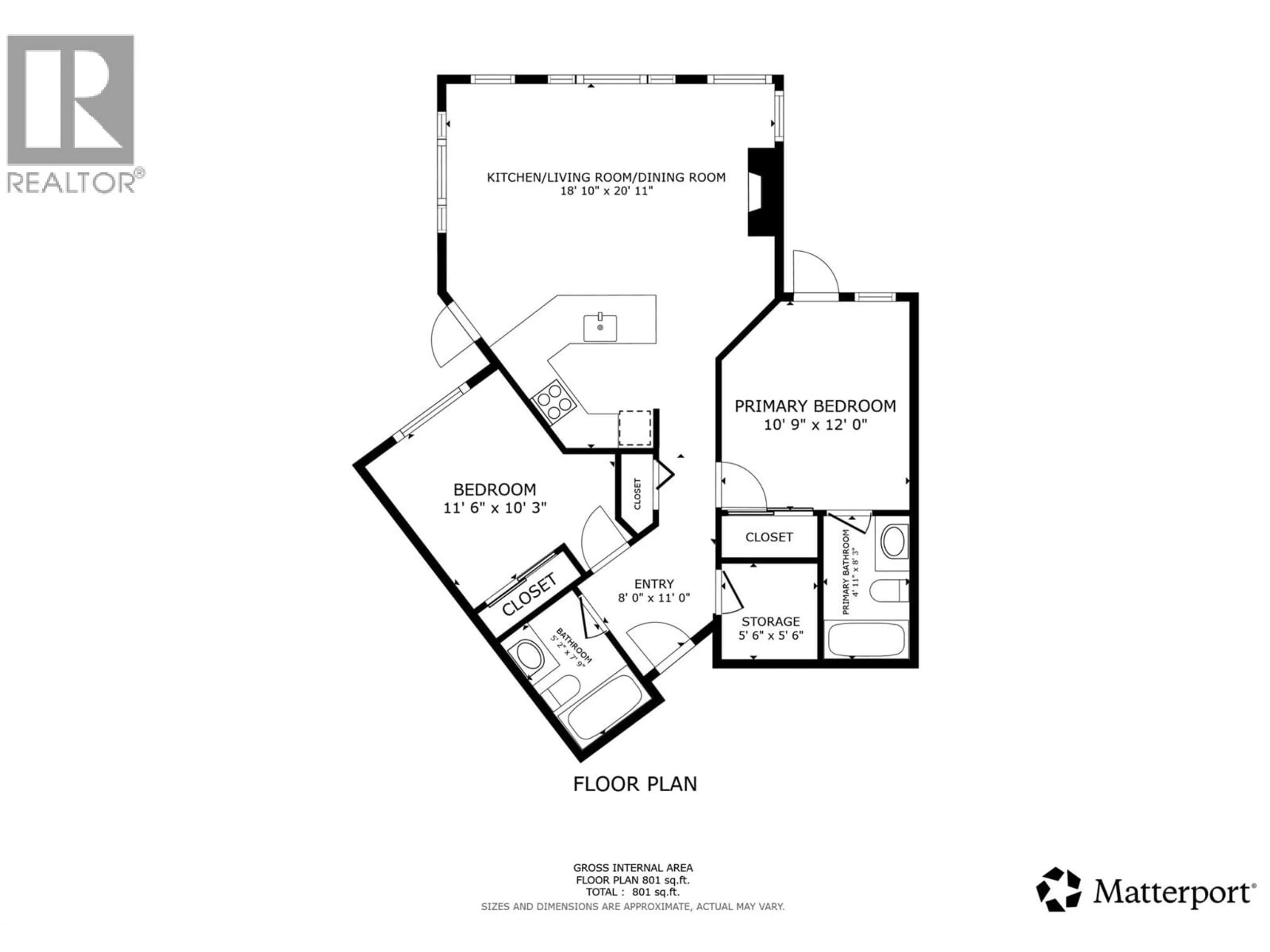 Floor plan for 308 - 2070 SUMMIT DRIVE, Panorama British Columbia V0A1T0