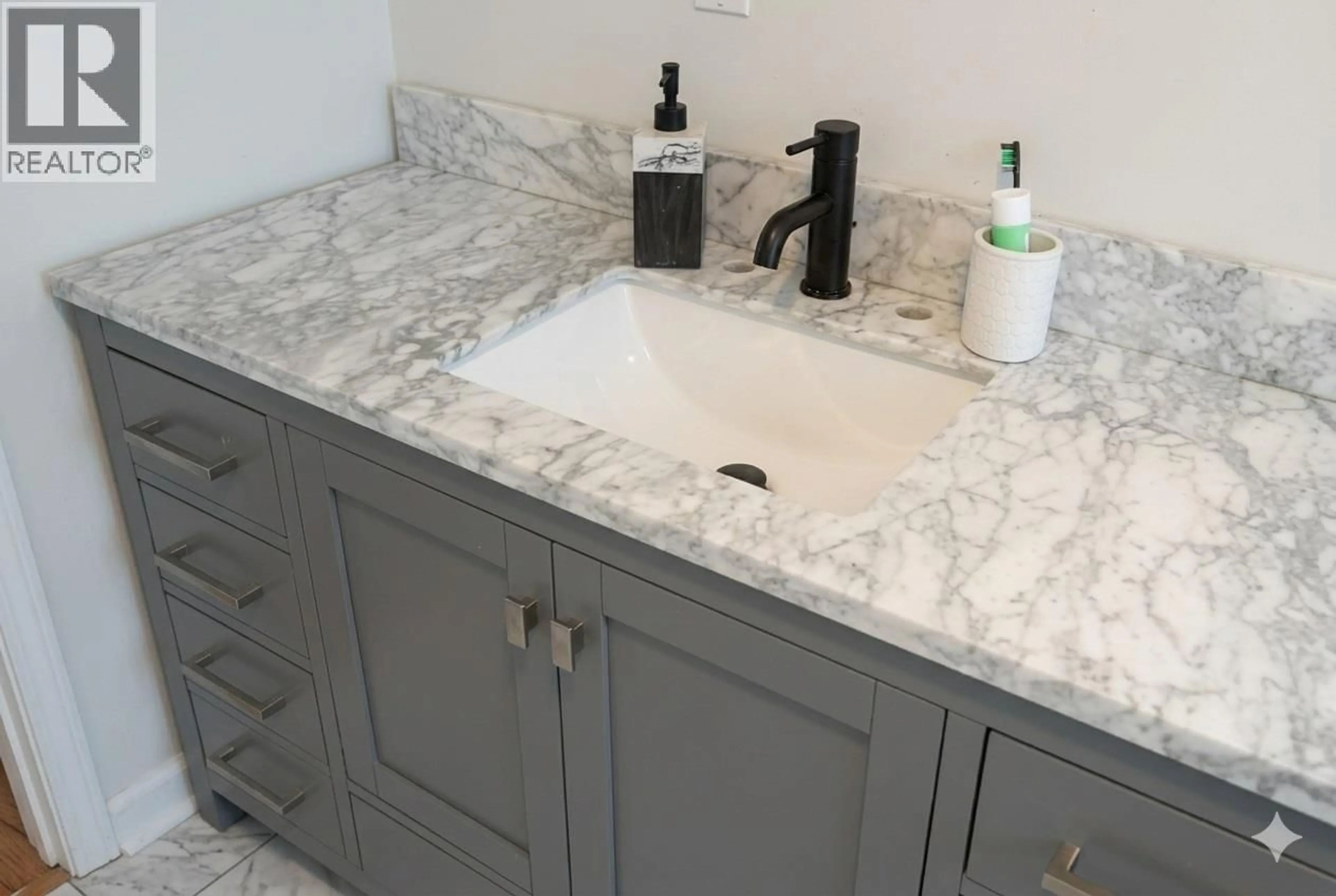Contemporary bathroom, ceramic/tile floor for 3403 33 AVENUE, Vernon British Columbia V1T2P2