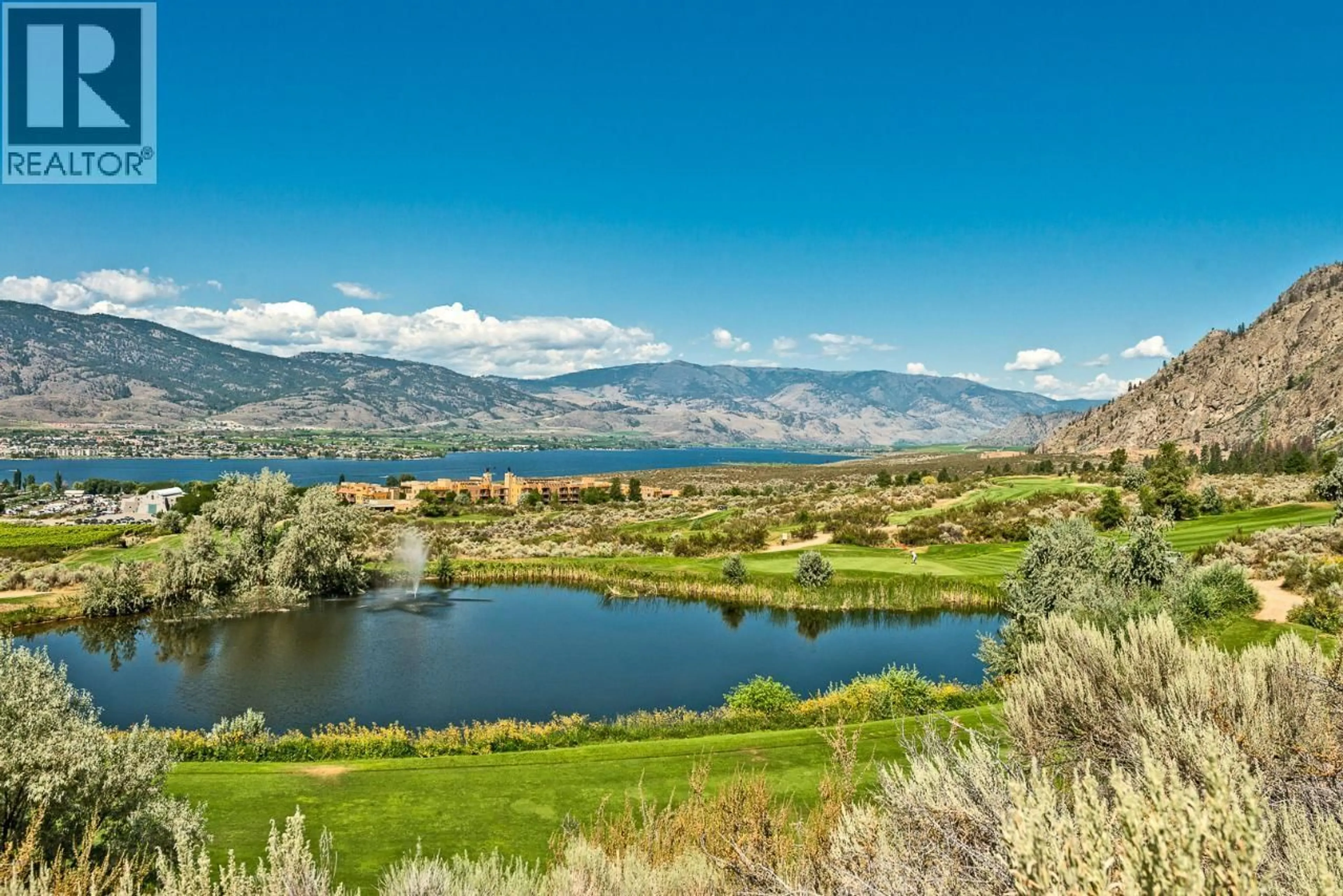 A pic from outside/outdoor area/front of a property/back of a property/a pic from drone, water/lake/river/ocean view for 21 - 2000 VALLEYVIEW DRIVE, Osoyoos British Columbia V0H1V6