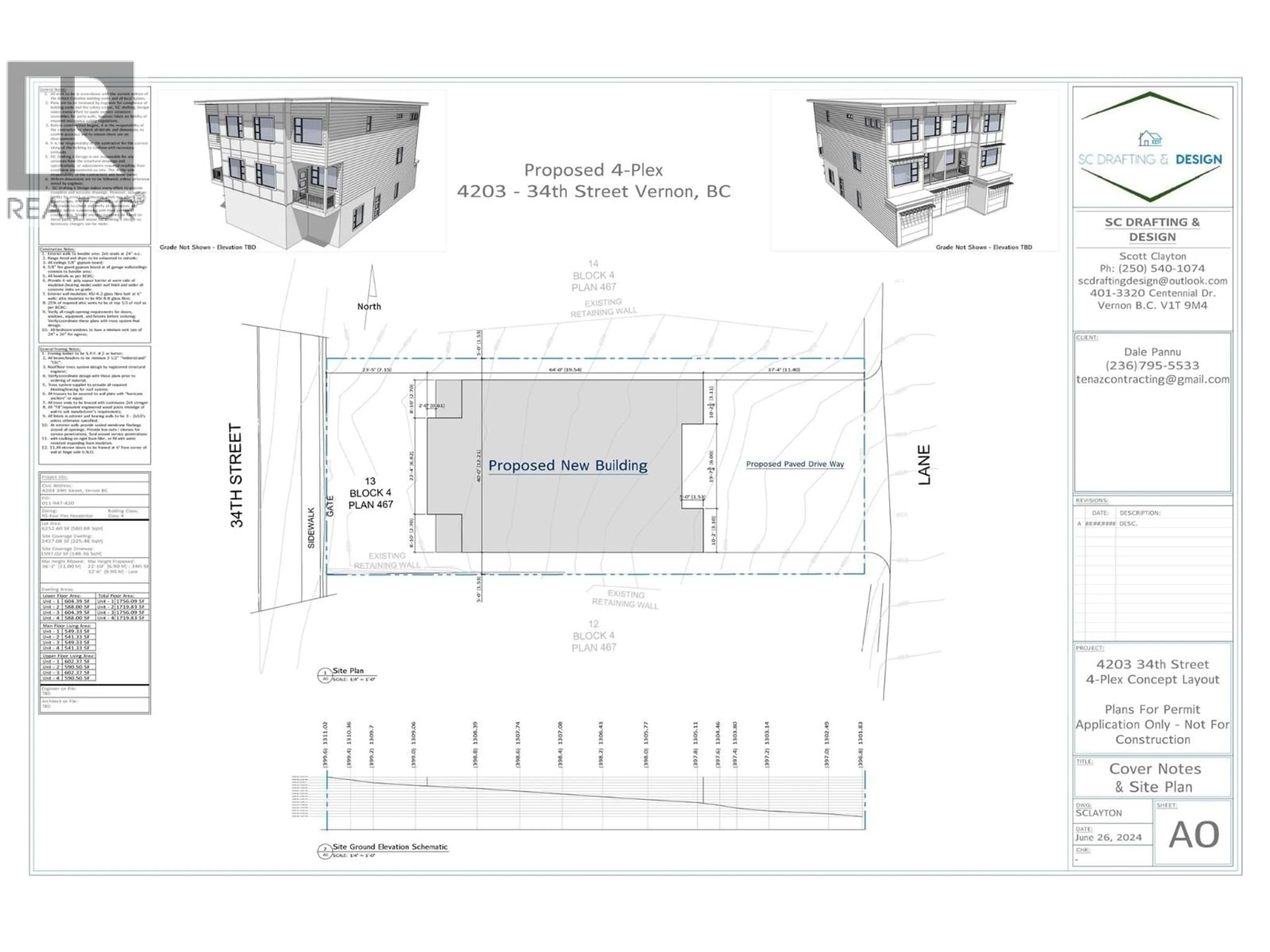 Floor plan for 4203 34 STREET, Vernon British Columbia v1b3a7