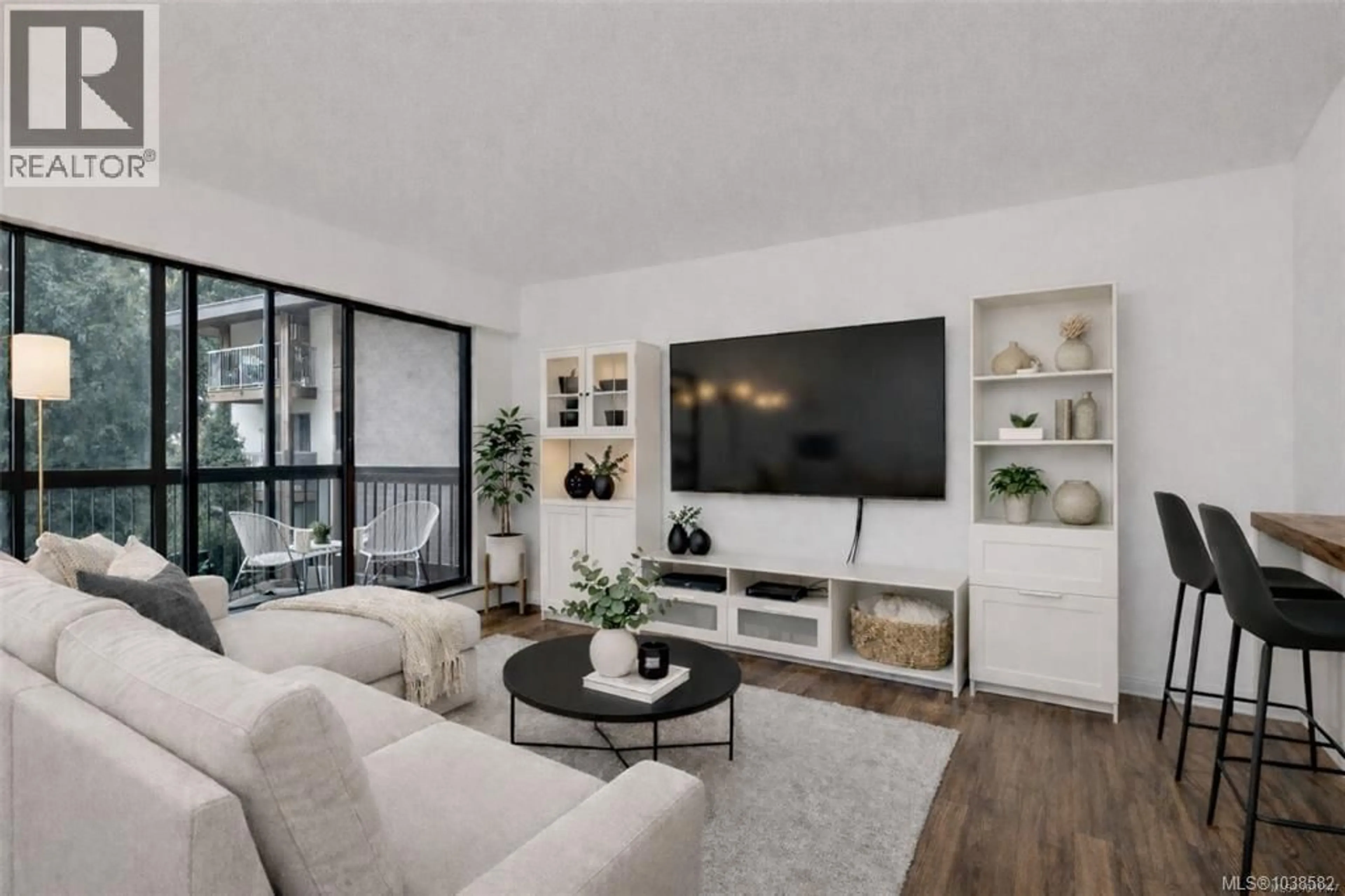 Living room with furniture, unknown for 302 - 1005 MCKENZIE AVENUE, Saanich British Columbia V8X4A9