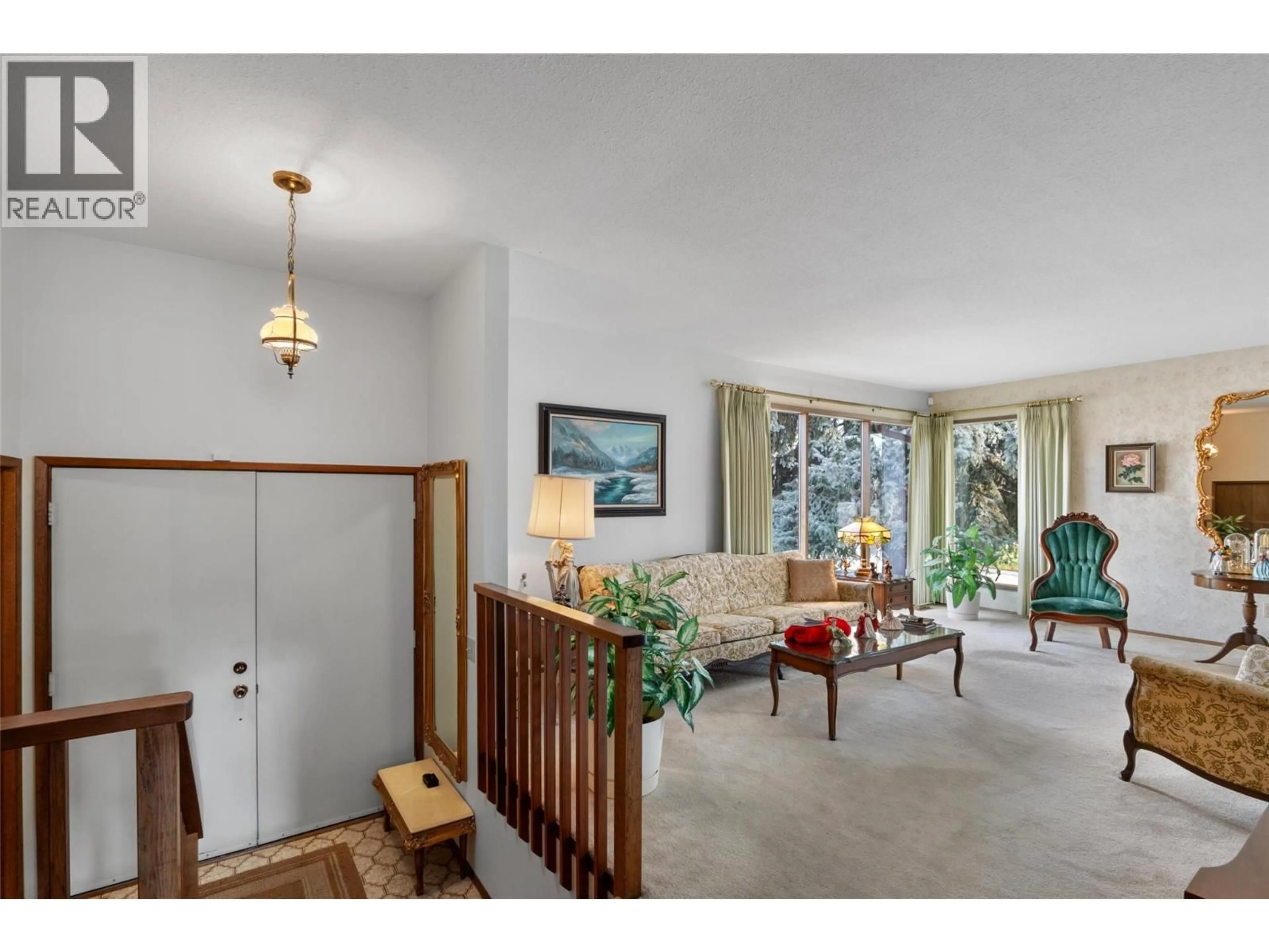 Living room with furniture, unknown for 1879 SEDGEWICK DRIVE, Kamloops British Columbia V2E2A6