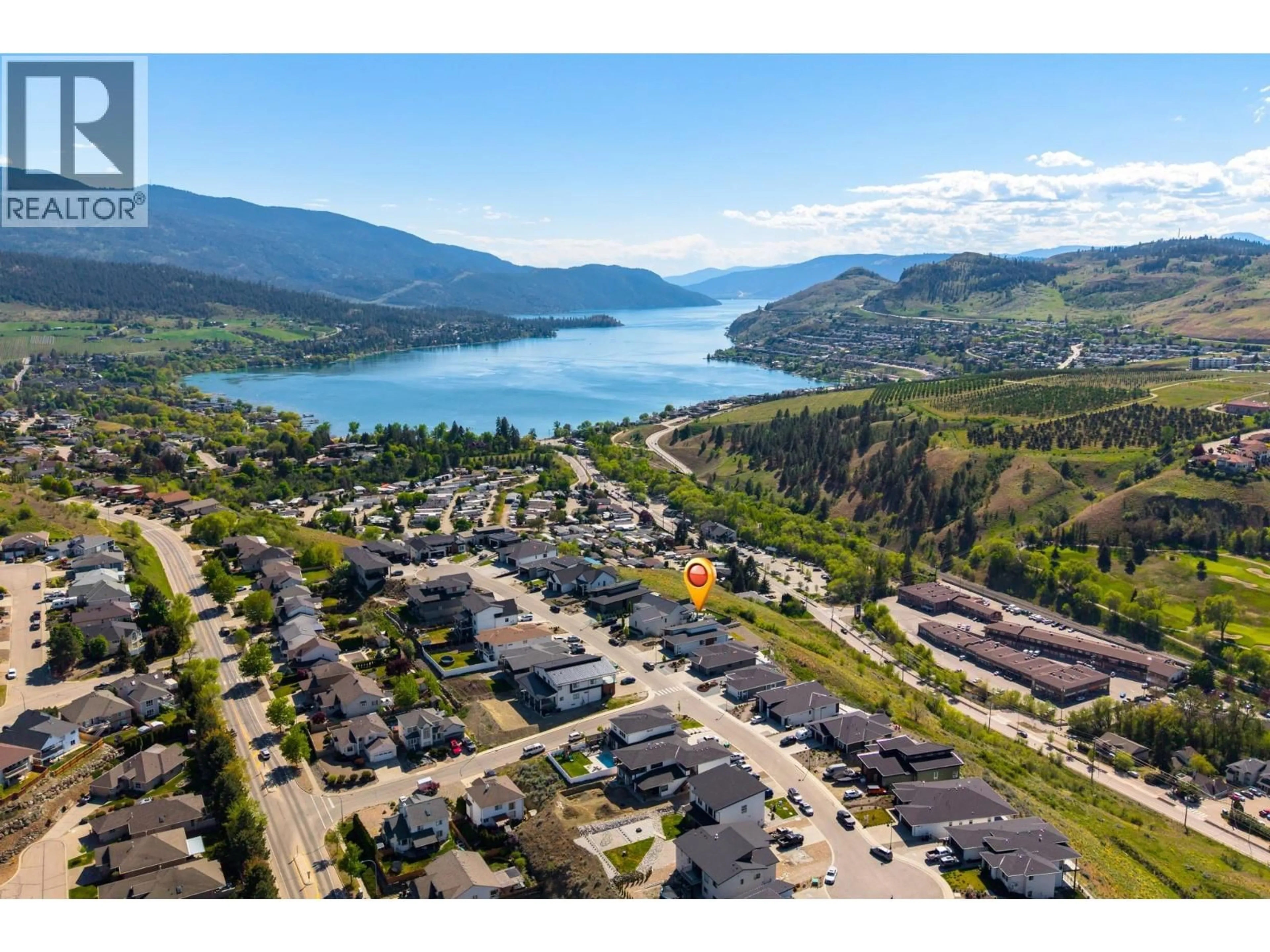 A pic from outside/outdoor area/front of a property/back of a property/a pic from drone, water/lake/river/ocean view for 926 MT GRIFFIN ROAD, Vernon British Columbia V1B0A5
