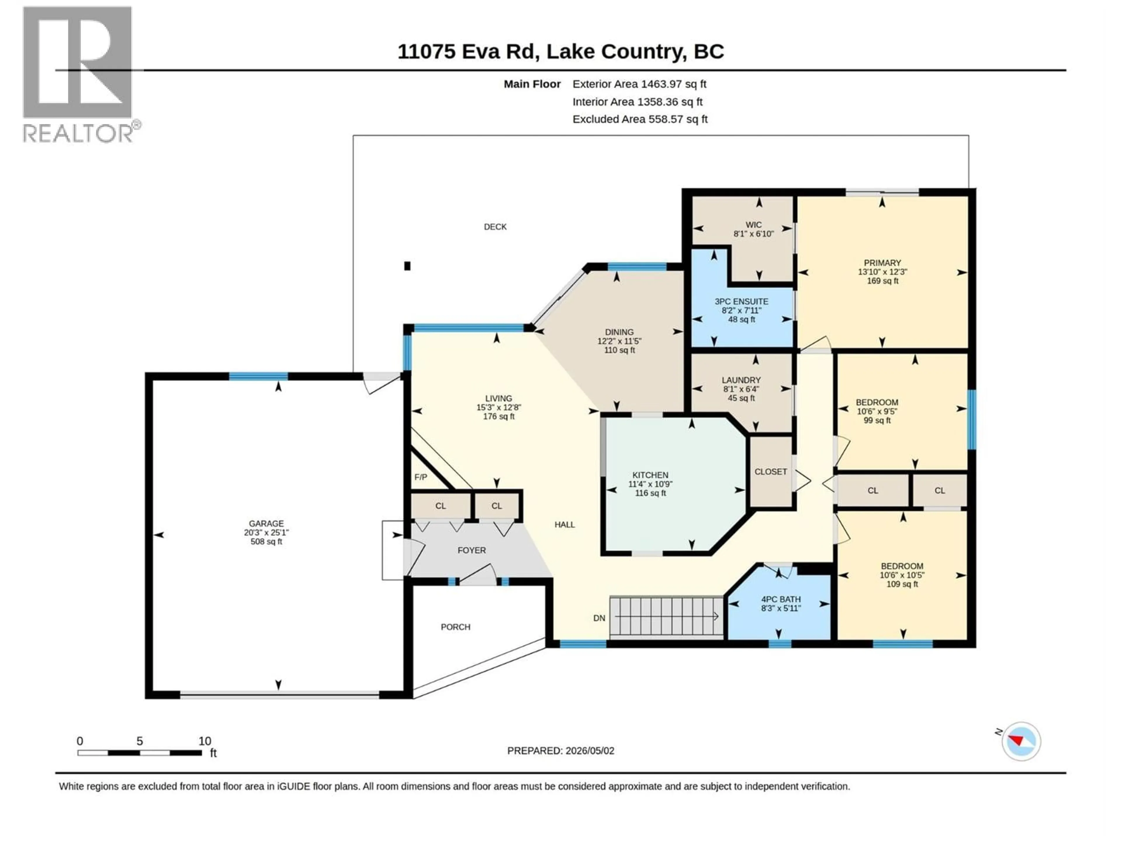 Floor plan for 11075 EVA ROAD, Lake Country British Columbia V4V1H4
