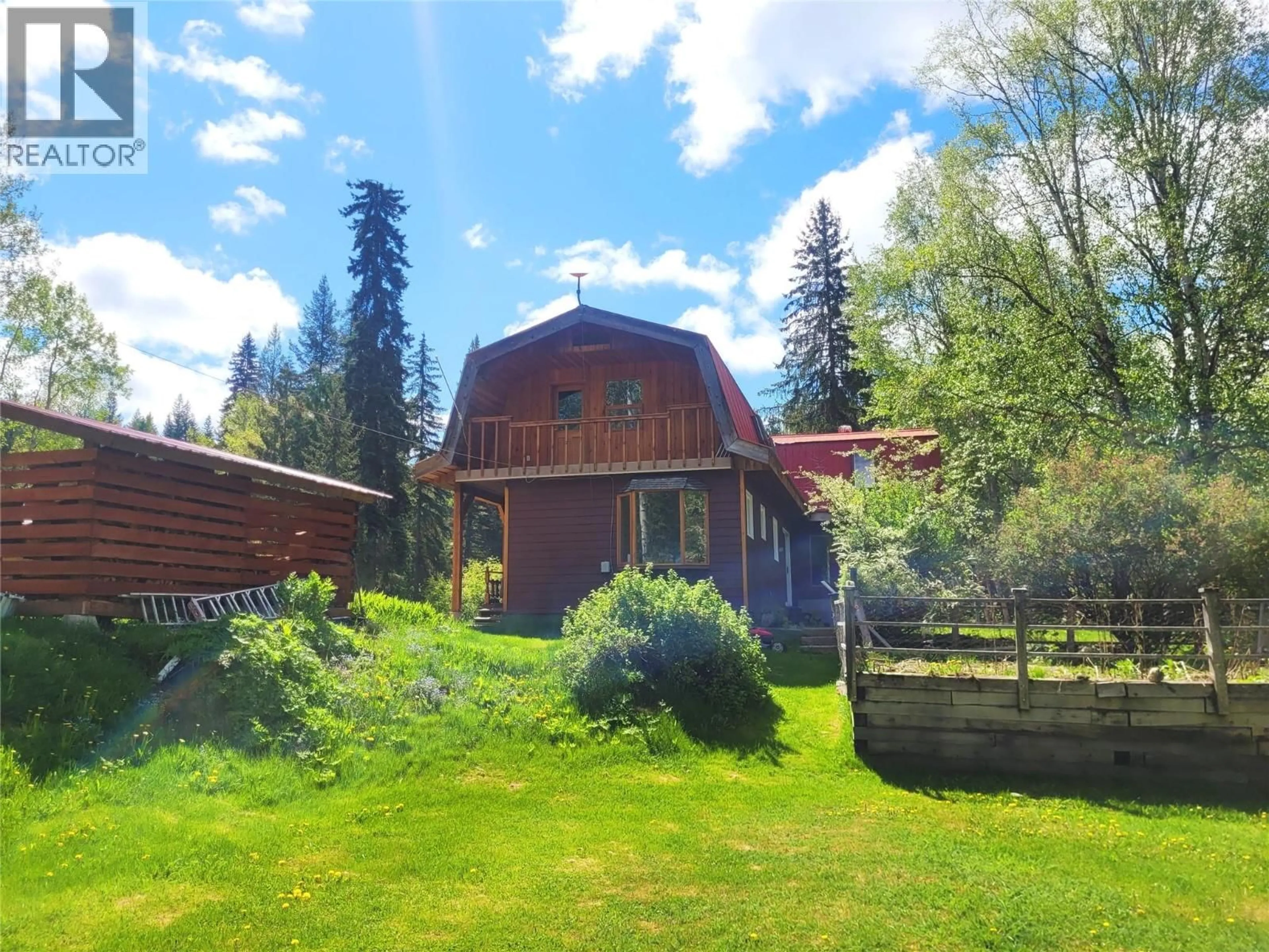 A pic from outside/outdoor area/front of a property/back of a property/a pic from drone, mountain view for 6288 CORRAL ROAD, Clearwater British Columbia V0E1N1