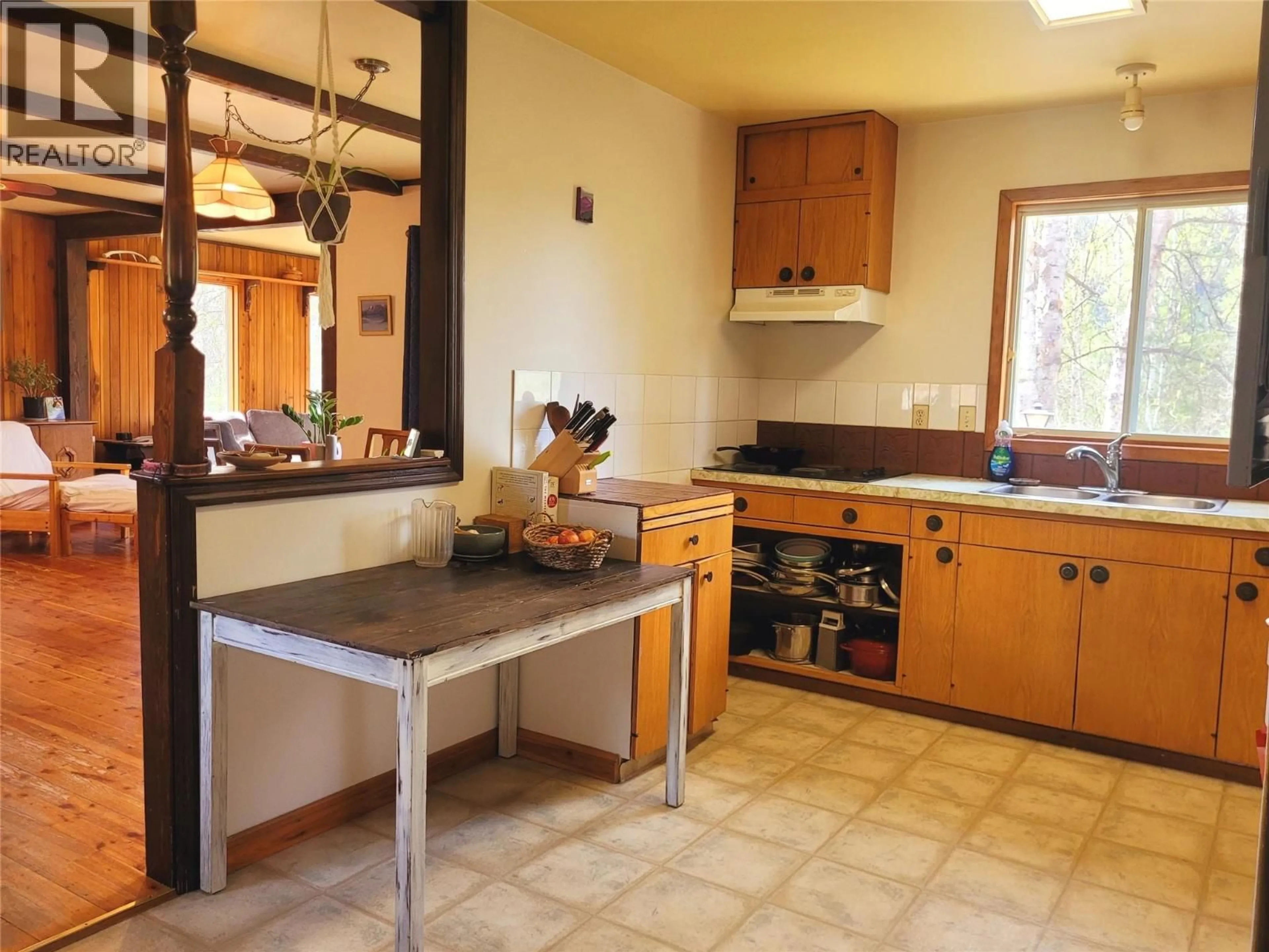 Standard kitchen, ceramic/tile floor for 6288 CORRAL ROAD, Clearwater British Columbia V0E1N1
