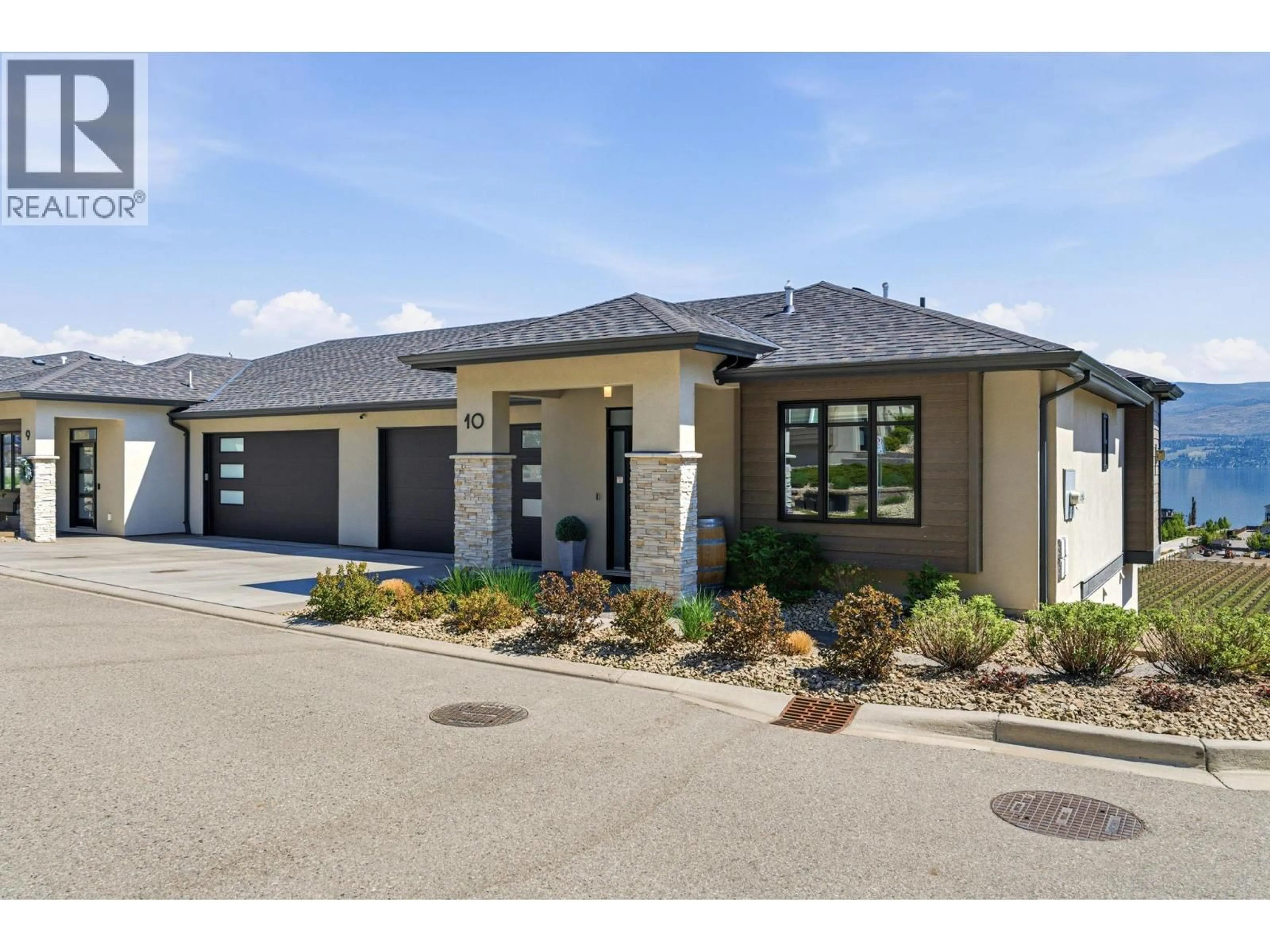Home with brick exterior material, street for 10 - 1600 GOLDENVIEW DRIVE, West Kelowna British Columbia V4T1Y7