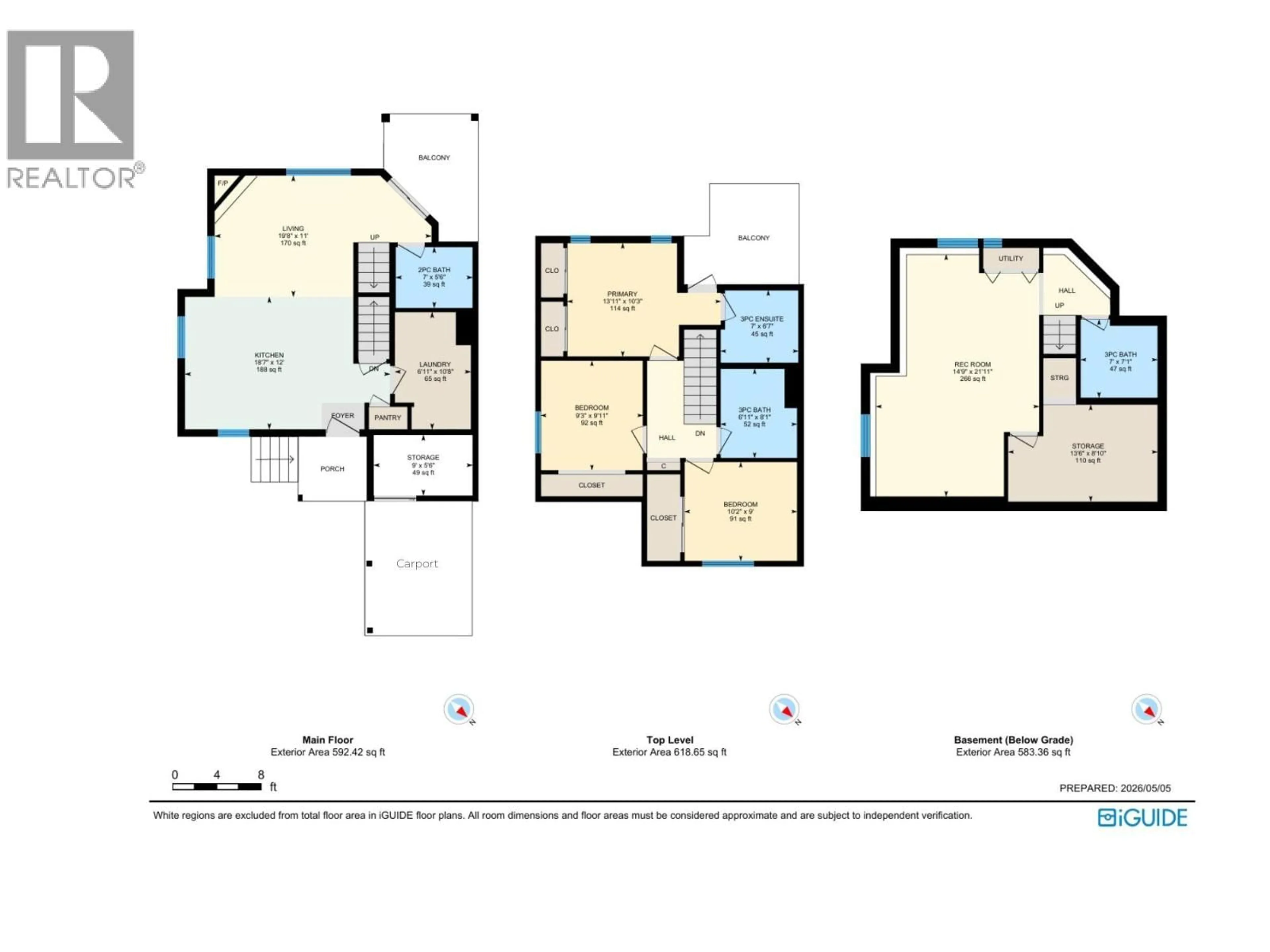 Floor plan for 7 - 1032 CEDAR STREET, Okanagan Falls British Columbia V0H1R4