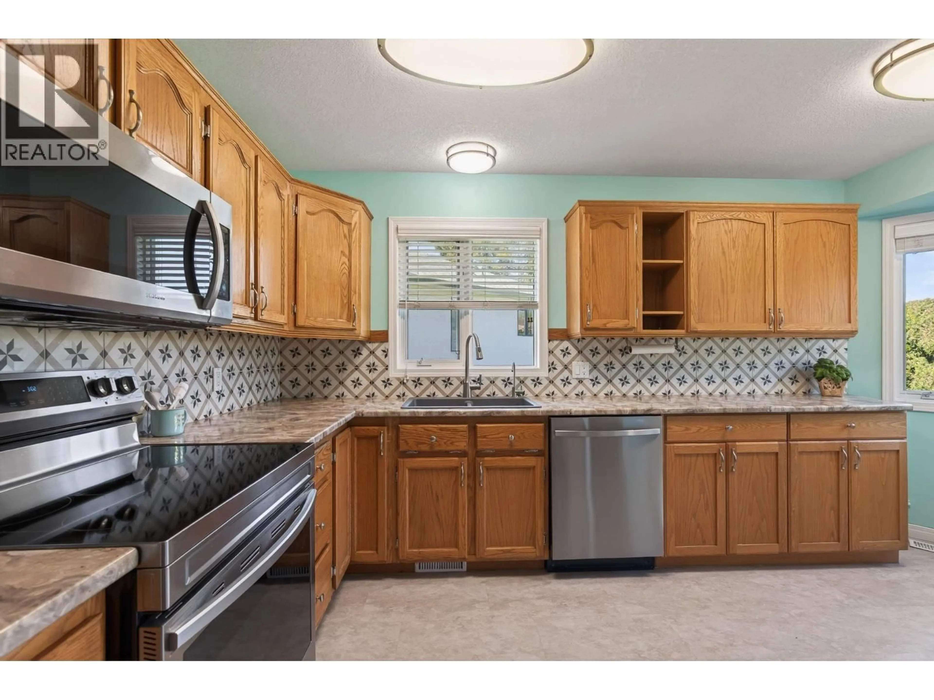 Standard kitchen, ceramic/tile floor for 7 - 2710 ALLENBY WAY, Vernon British Columbia V1T9P2