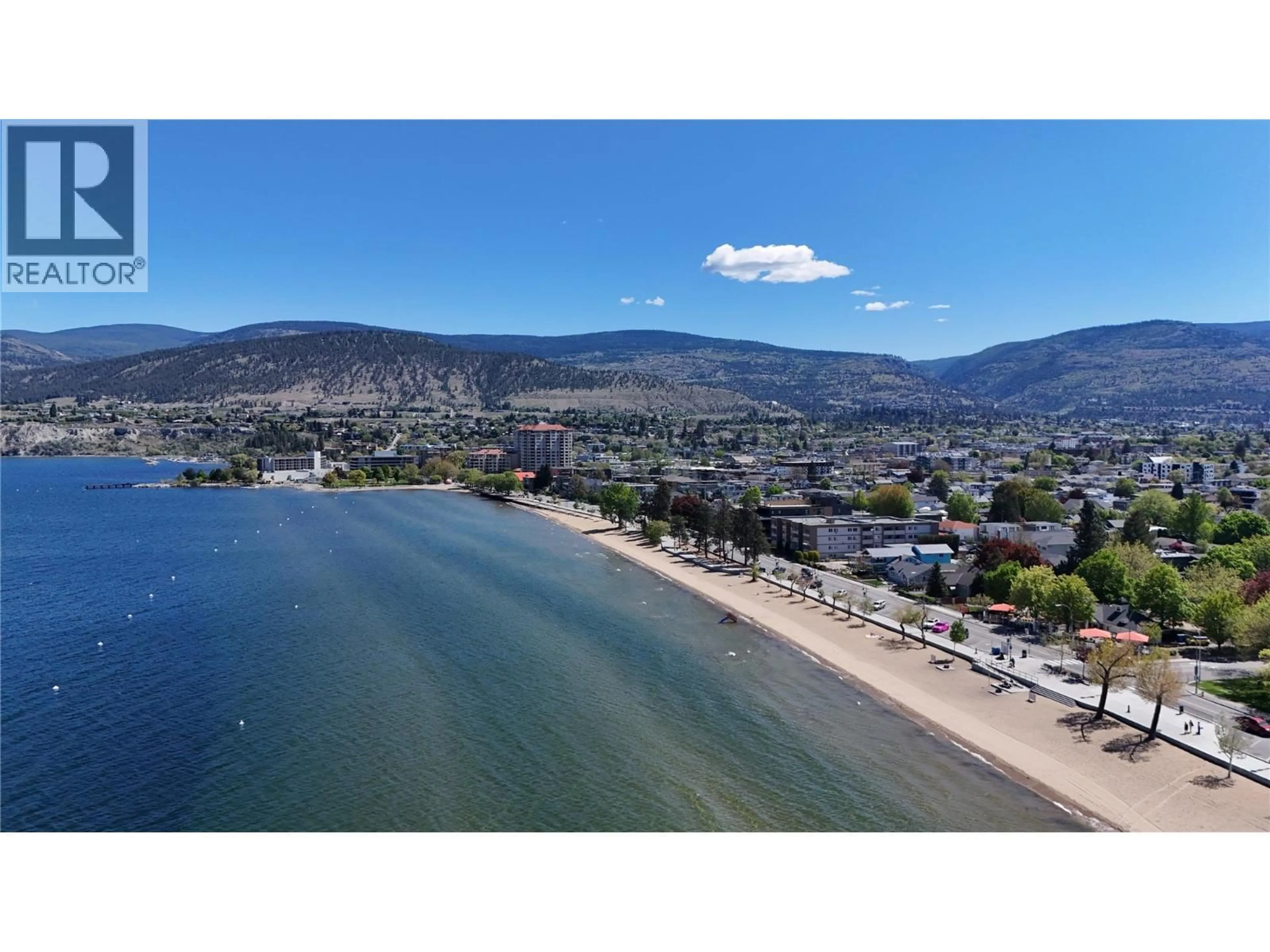 A pic from outside/outdoor area/front of a property/back of a property/a pic from drone, water/lake/river/ocean view for 207 - 922 DYNES AVENUE, Penticton British Columbia V2A1B8