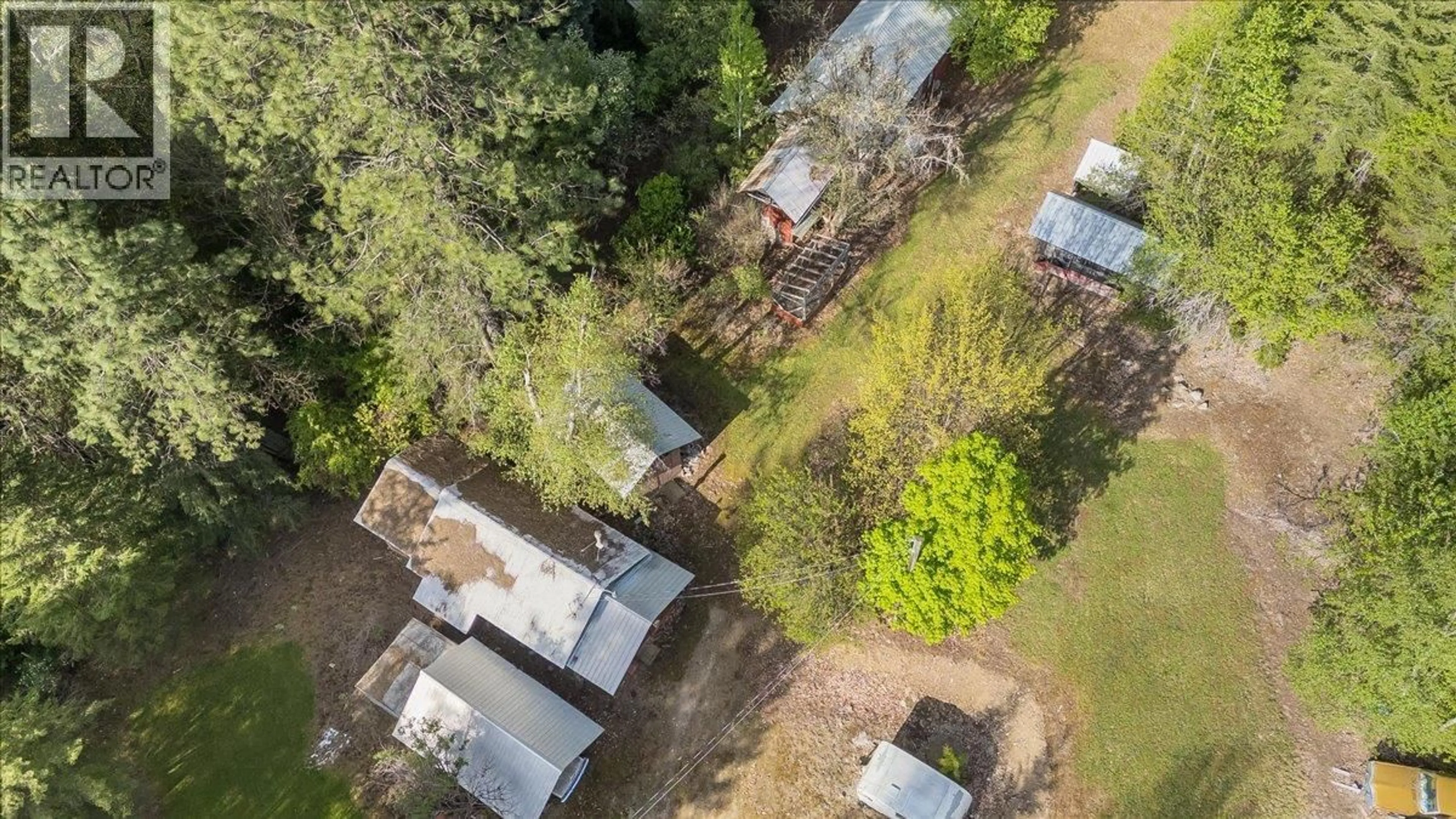 A pic from outside/outdoor area/front of a property/back of a property/a pic from drone, forest/trees view for 4421 SLOCAN RIVER ROAD, Winlaw British Columbia V0G2J0