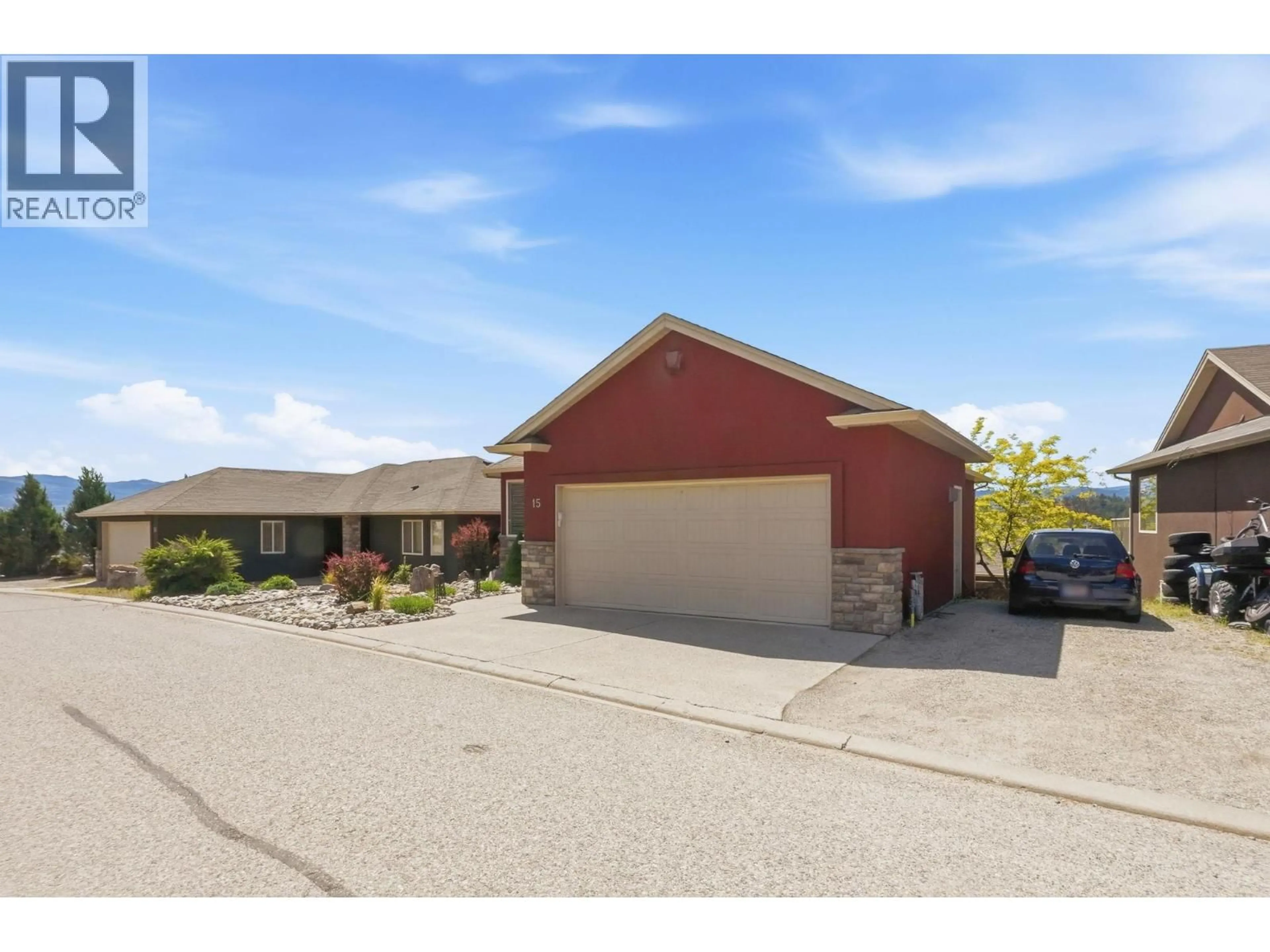 A pic from outside/outdoor area/front of a property/back of a property/a pic from drone, street for 15 - 2040 ROSEALEE LANE, West Kelowna British Columbia V1Z4C5