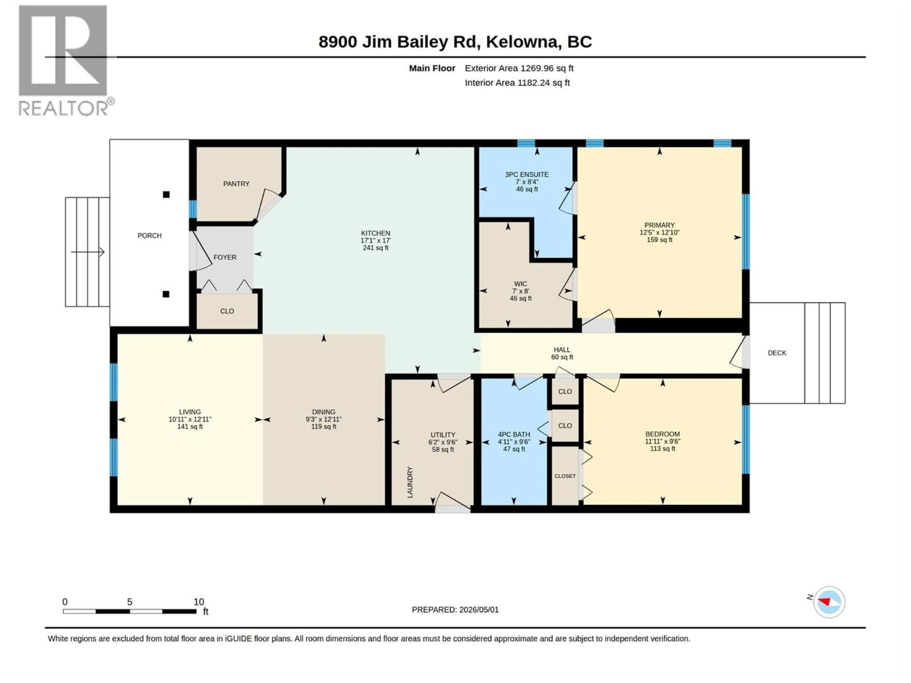 Floor plan for 32 - 8900 JIM BAILEY ROAD, Lake Country British Columbia V4V0B5