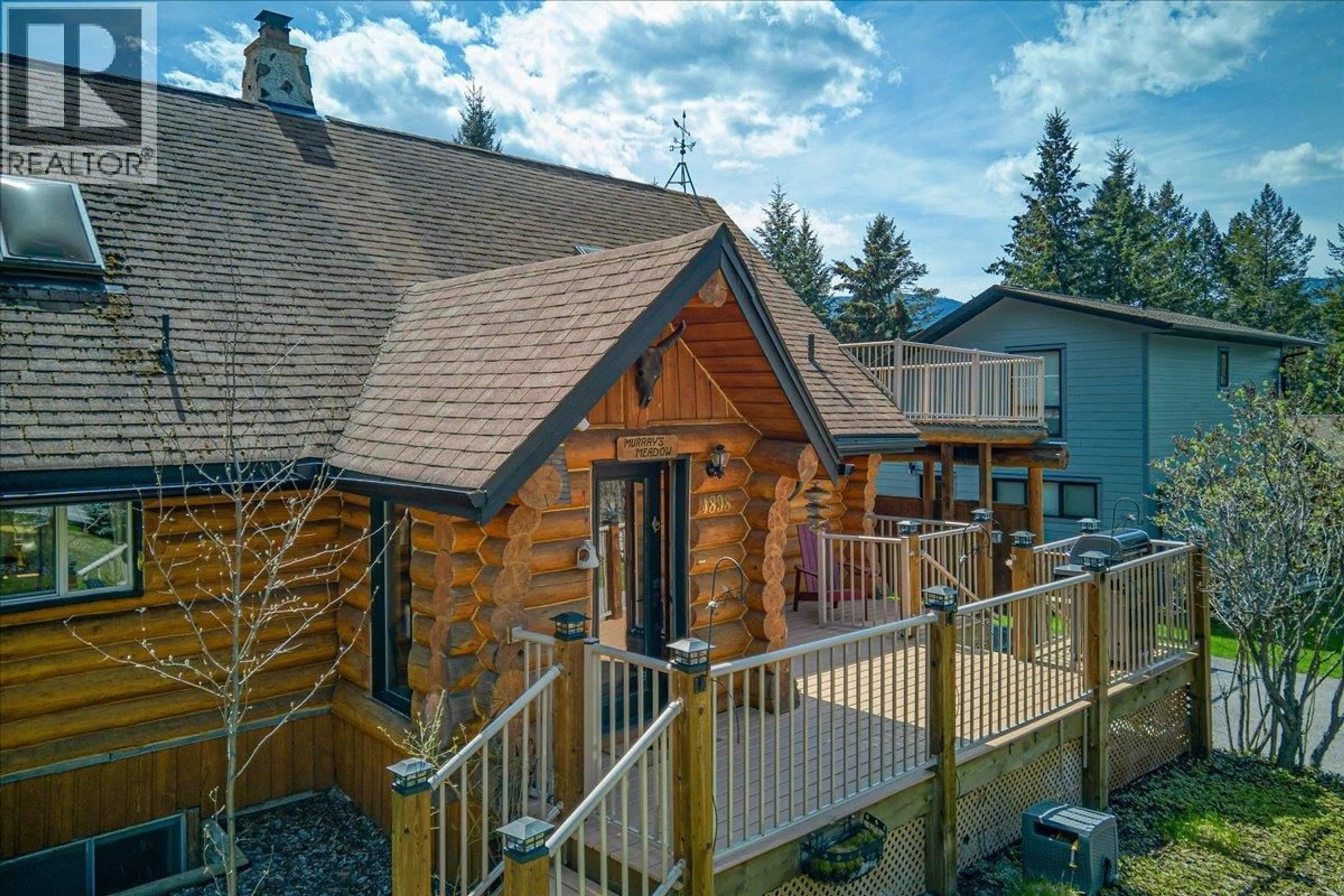 A pic from outside/outdoor area/front of a property/back of a property/a pic from drone, mountain view for 4898 SABLE ROAD, Fairmont Hot Springs British Columbia V0B1L1