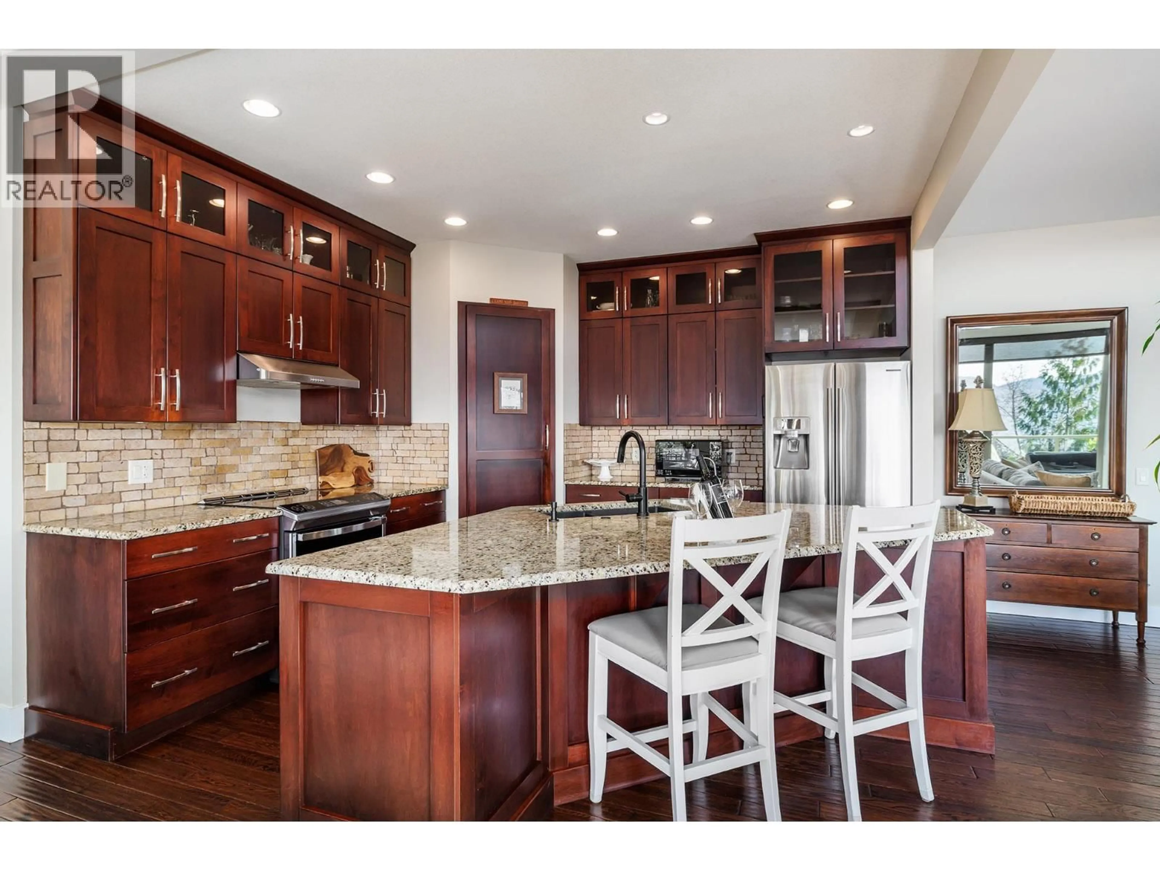 Open concept kitchen, ceramic/tile floor for 5987 MELDRUM PLACE, Peachland British Columbia V0H1X4