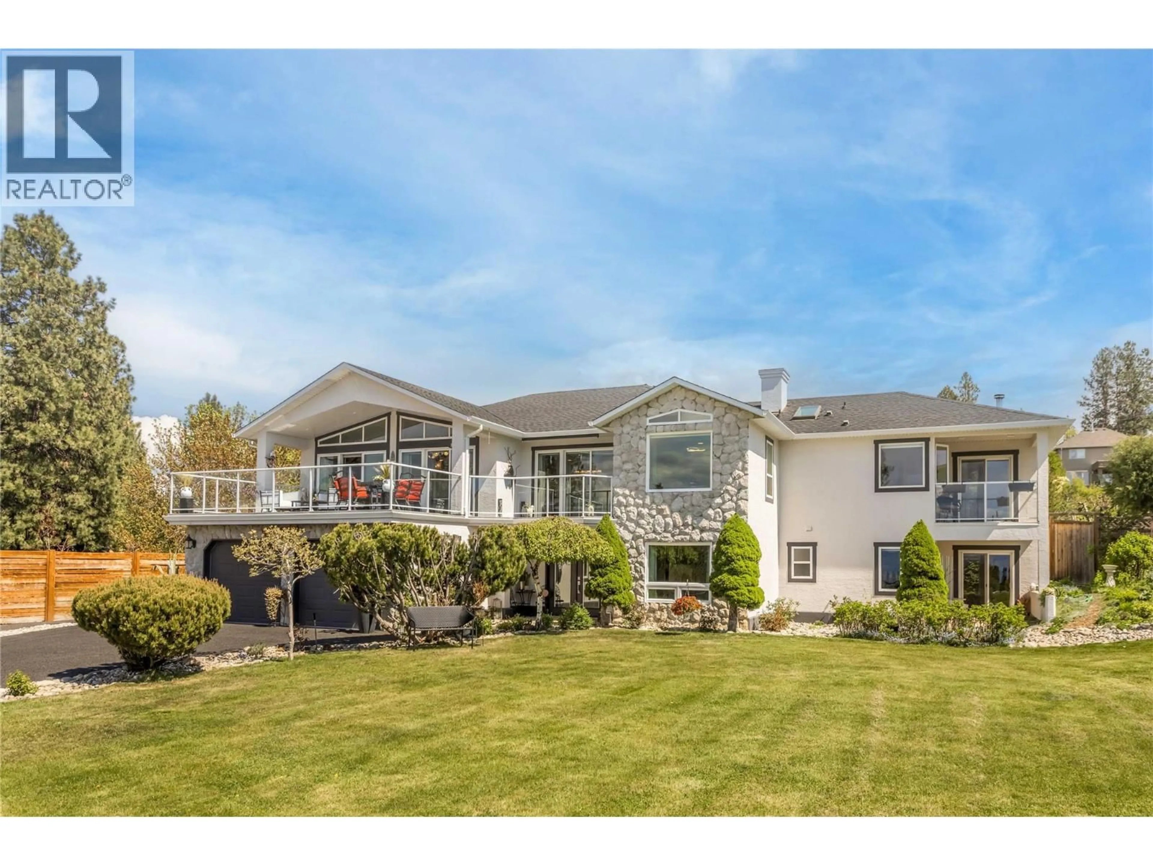 A pic from outside/outdoor area/front of a property/back of a property/a pic from drone, unknown for 4325 TAKLA ROAD, Kelowna British Columbia V1W3C4