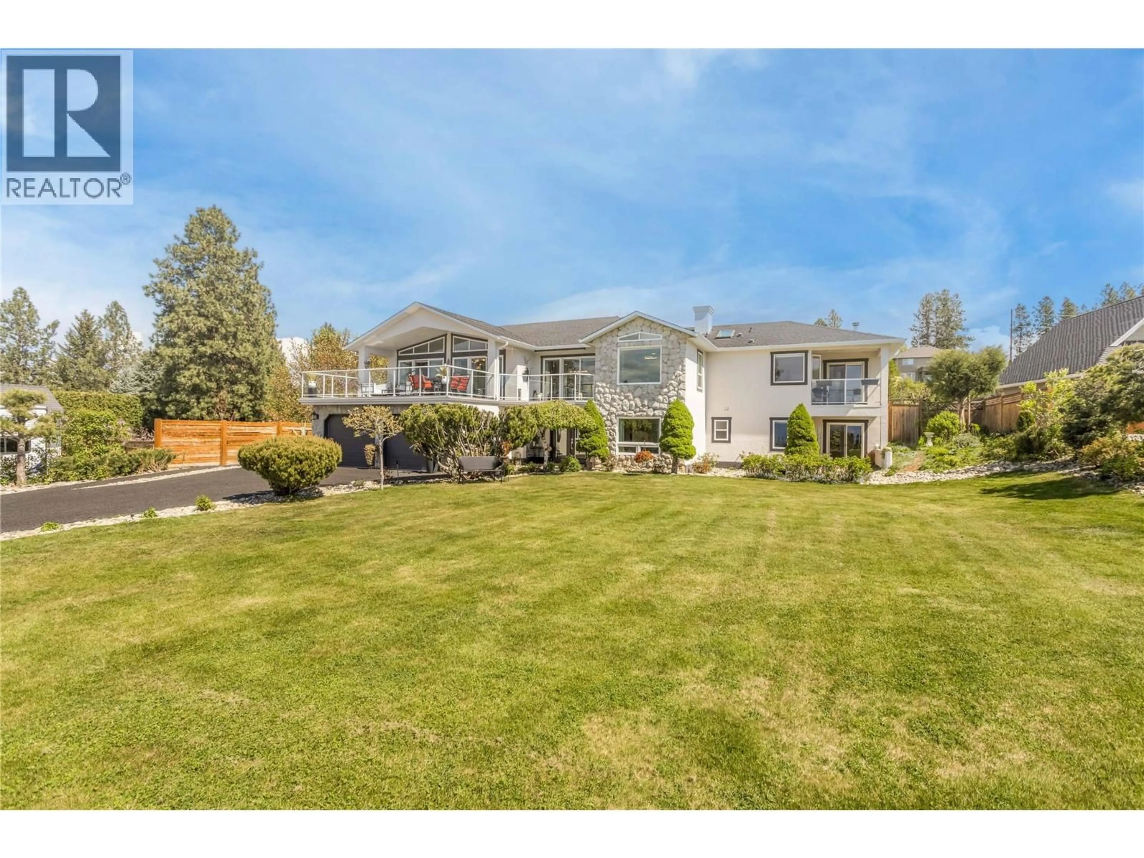 A pic from outside/outdoor area/front of a property/back of a property/a pic from drone, unknown for 4325 TAKLA ROAD, Kelowna British Columbia V1W3C4