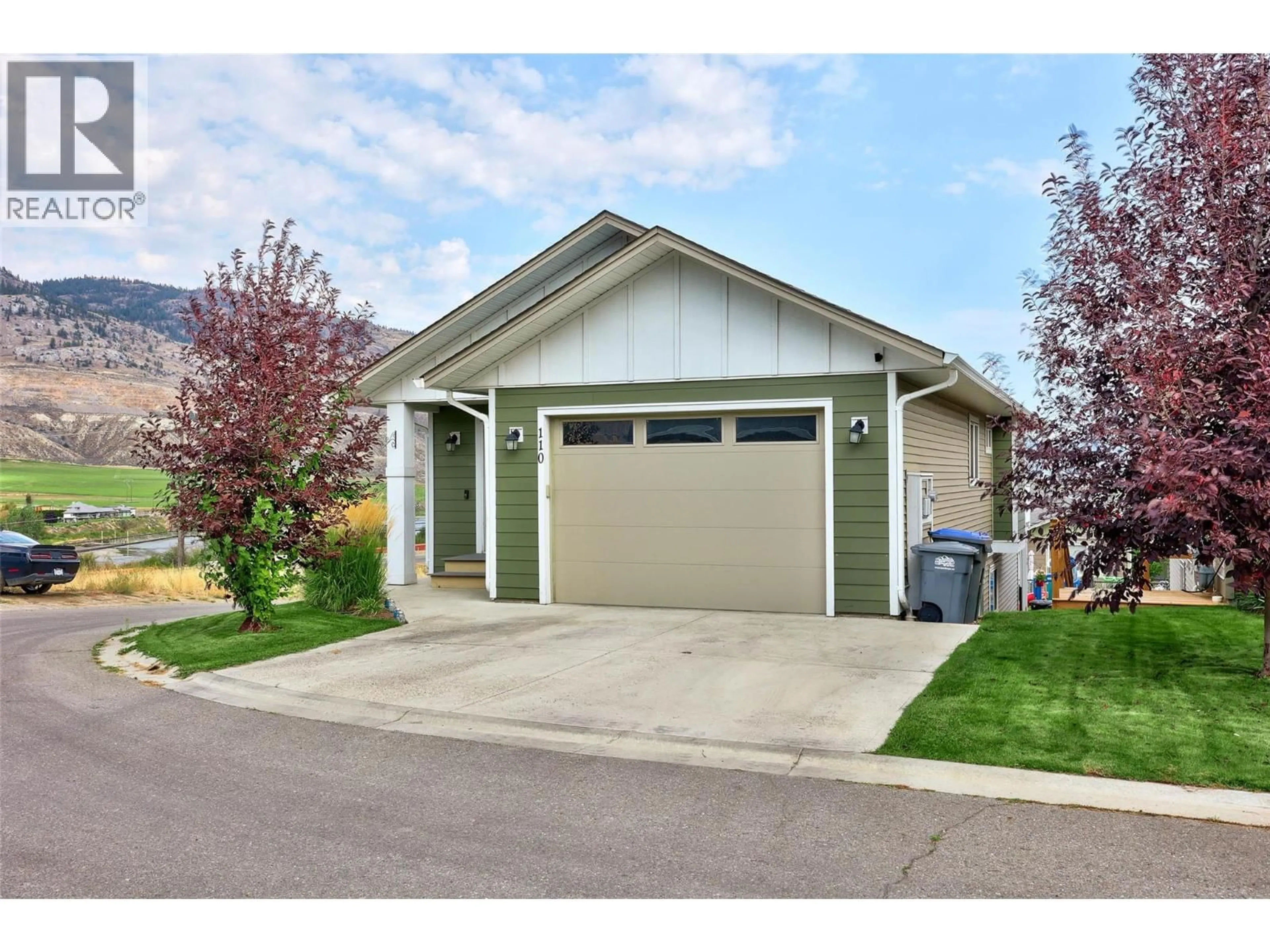 Home with vinyl exterior material, street for 110 - 8800 DALLAS DRIVE, Kamloops British Columbia V2C0G8