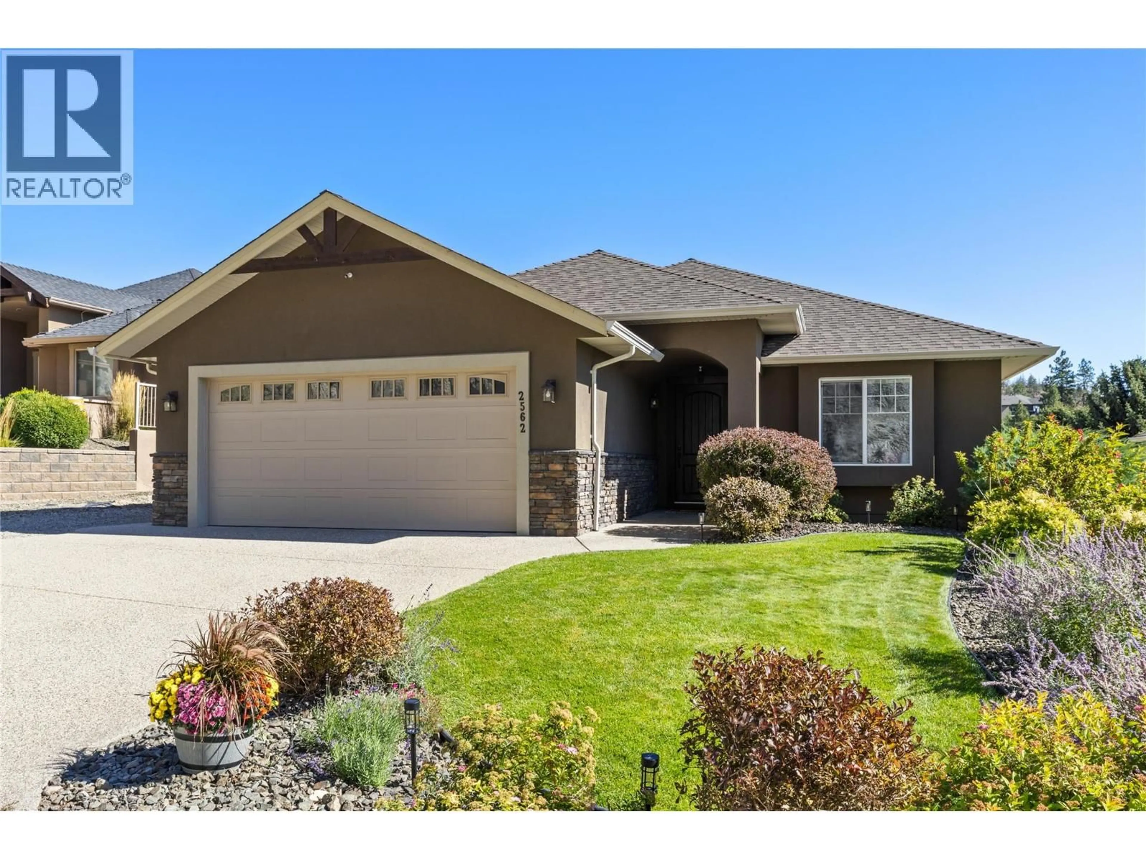 Home with vinyl exterior material, street for 2562 TUSCANY DRIVE, West Kelowna British Columbia V4T3B6