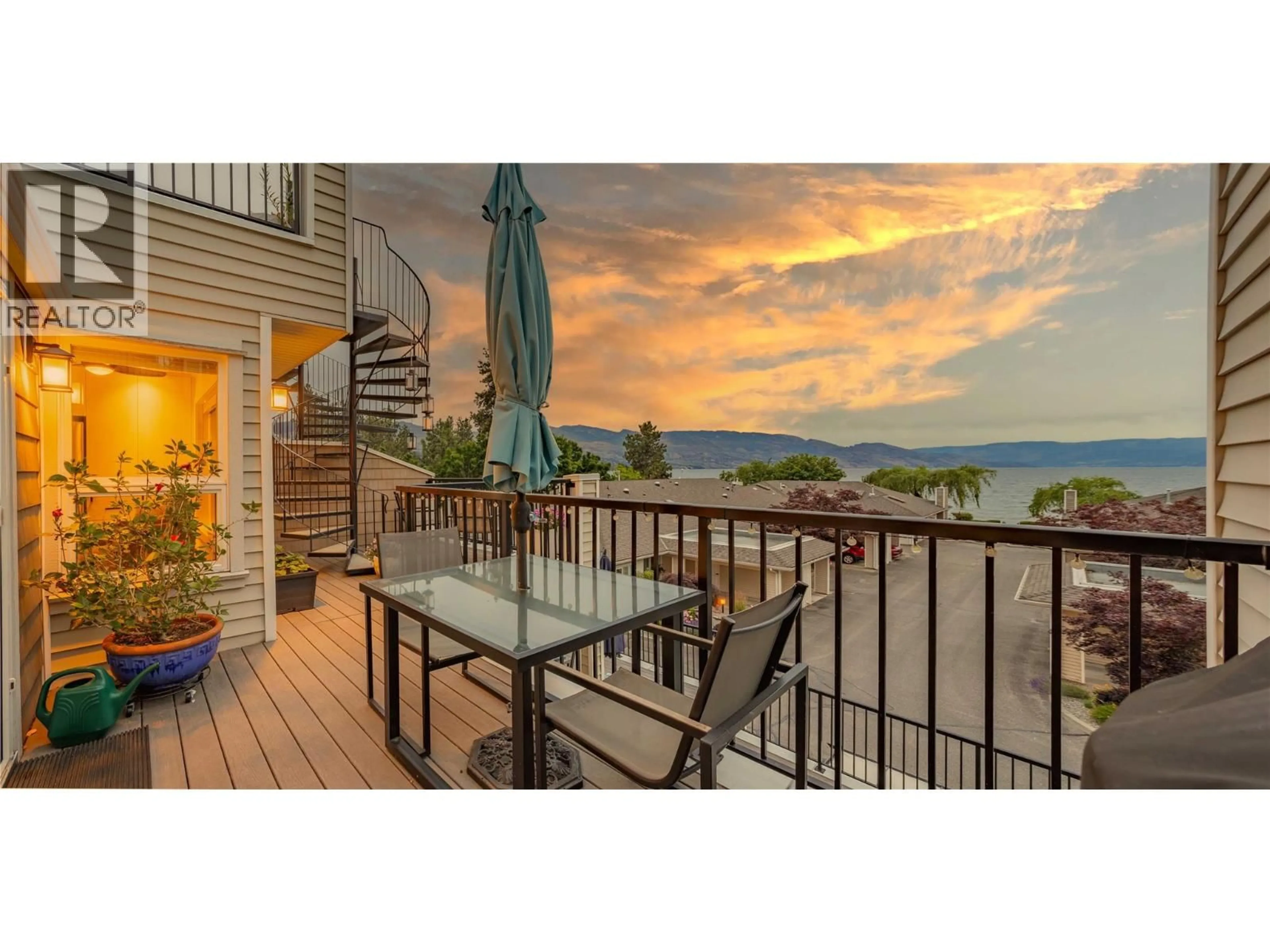 Patio, water/lake/river/ocean view for 303 - 4004 BLUEBIRD ROAD, Kelowna British Columbia V1X1X6
