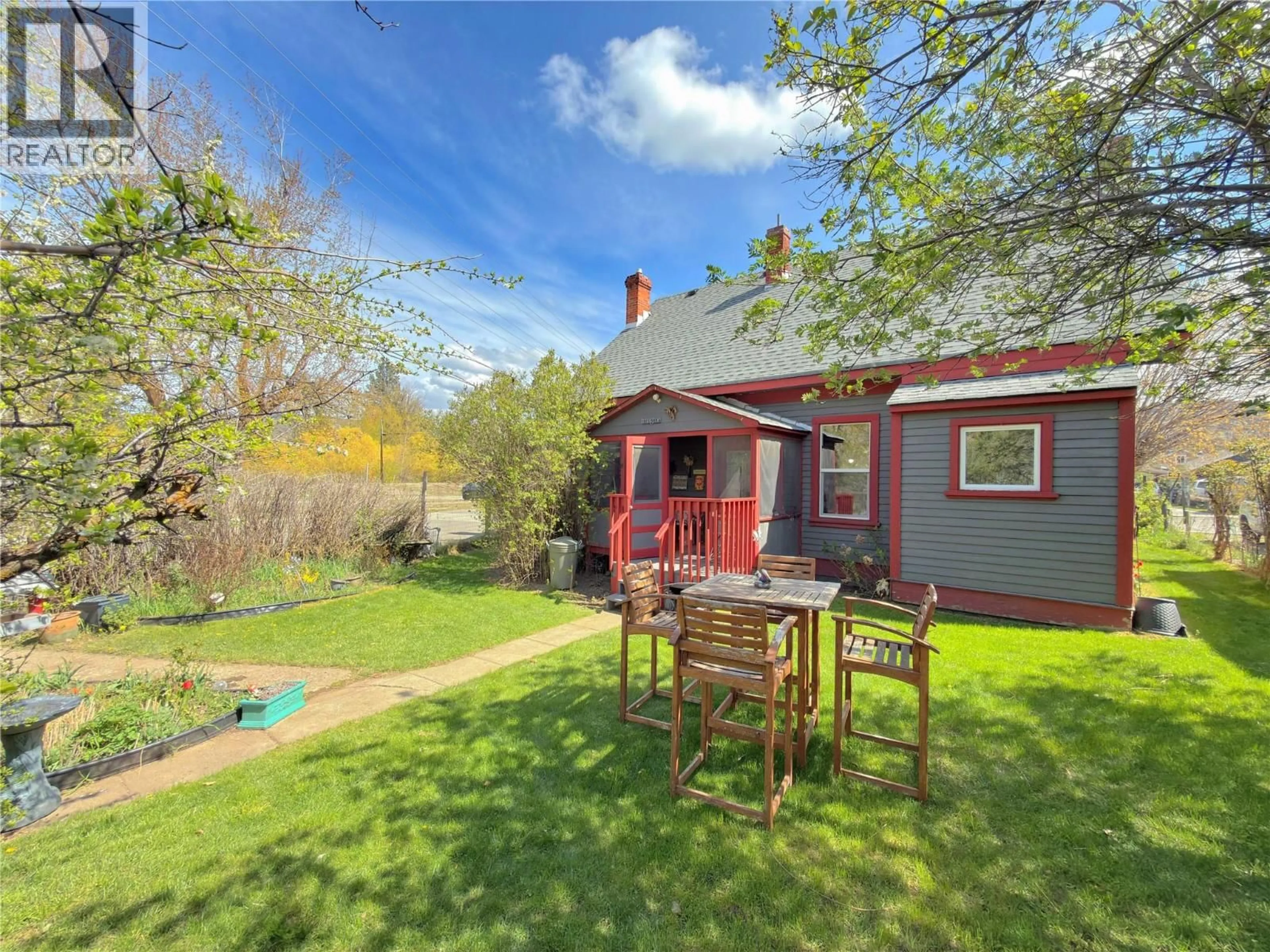 A pic from outside/outdoor area/front of a property/back of a property/a pic from drone, street for 55 HAROLD AVENUE, Princeton British Columbia V0X1W0