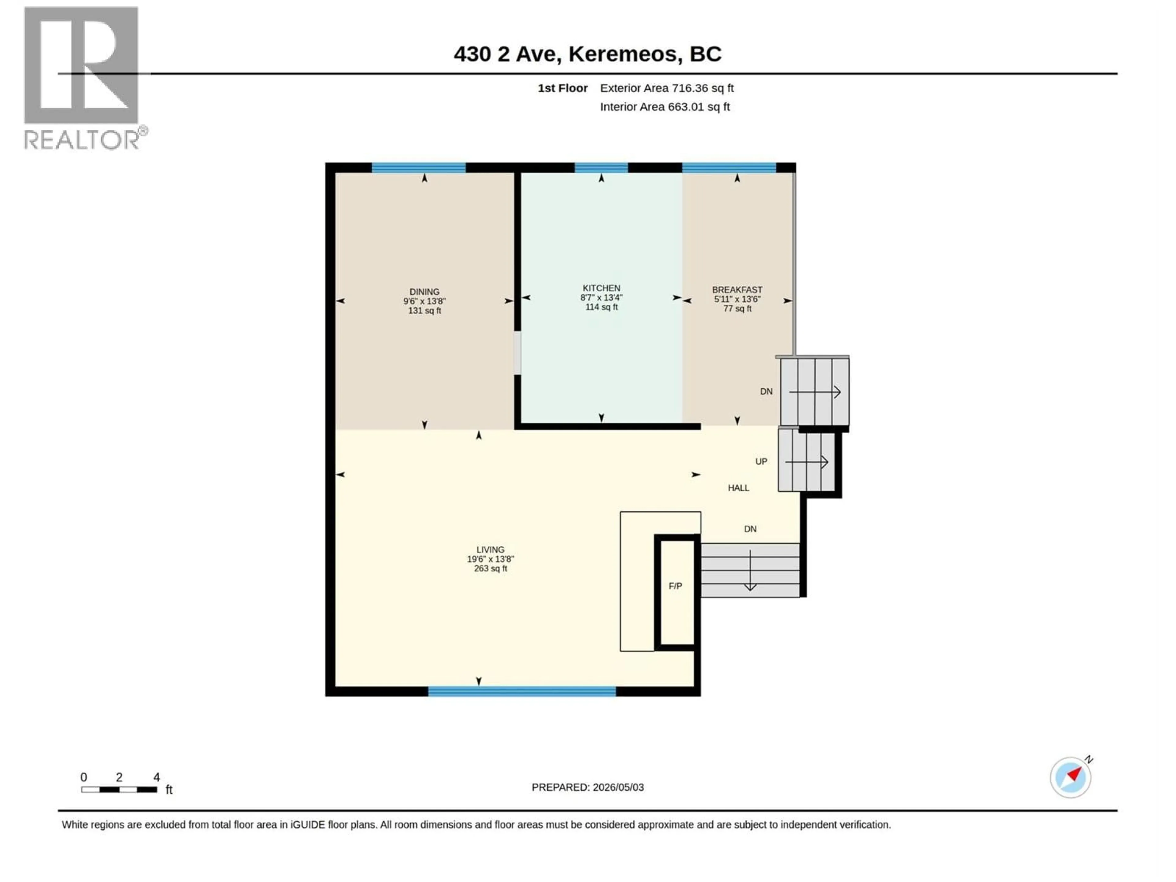 Floor plan for 430 2ND AVENUE, Keremeos British Columbia V0X1N2