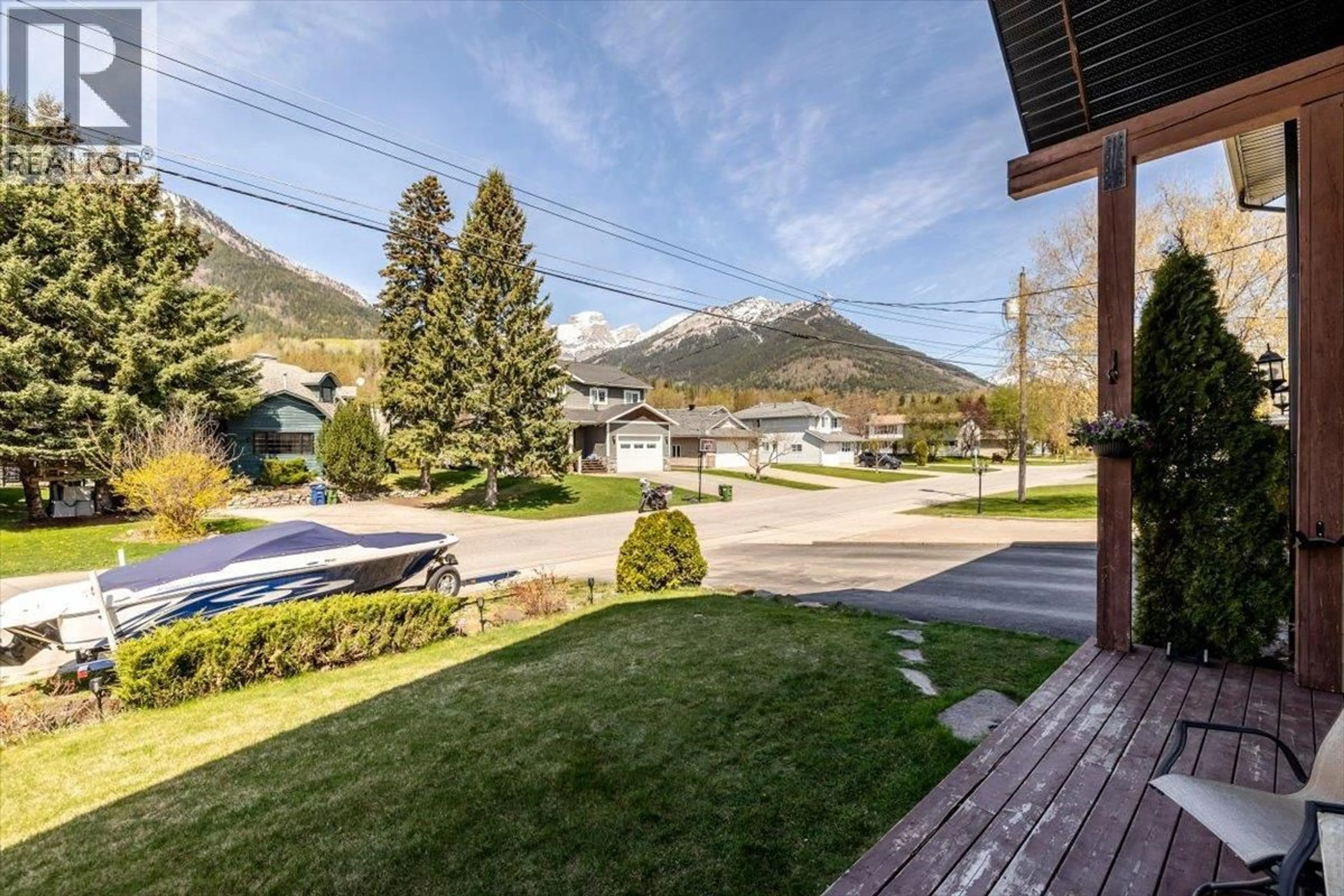 A pic from outside/outdoor area/front of a property/back of a property/a pic from drone, mountain view for 1322 11TH AVENUE, Fernie British Columbia V0B1M0