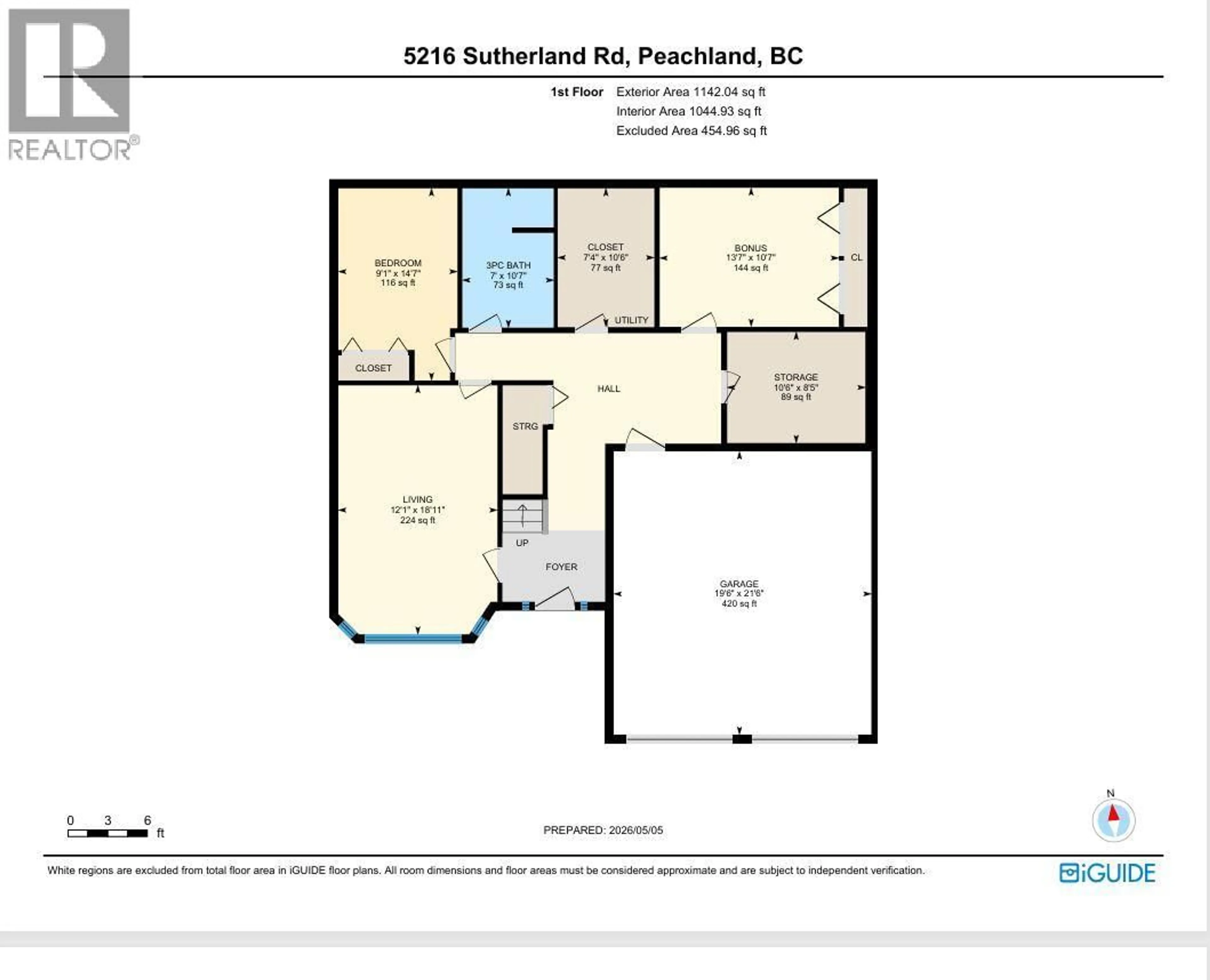 Floor plan for 5216 SUTHERLAND ROAD, Peachland British Columbia V0H1X2